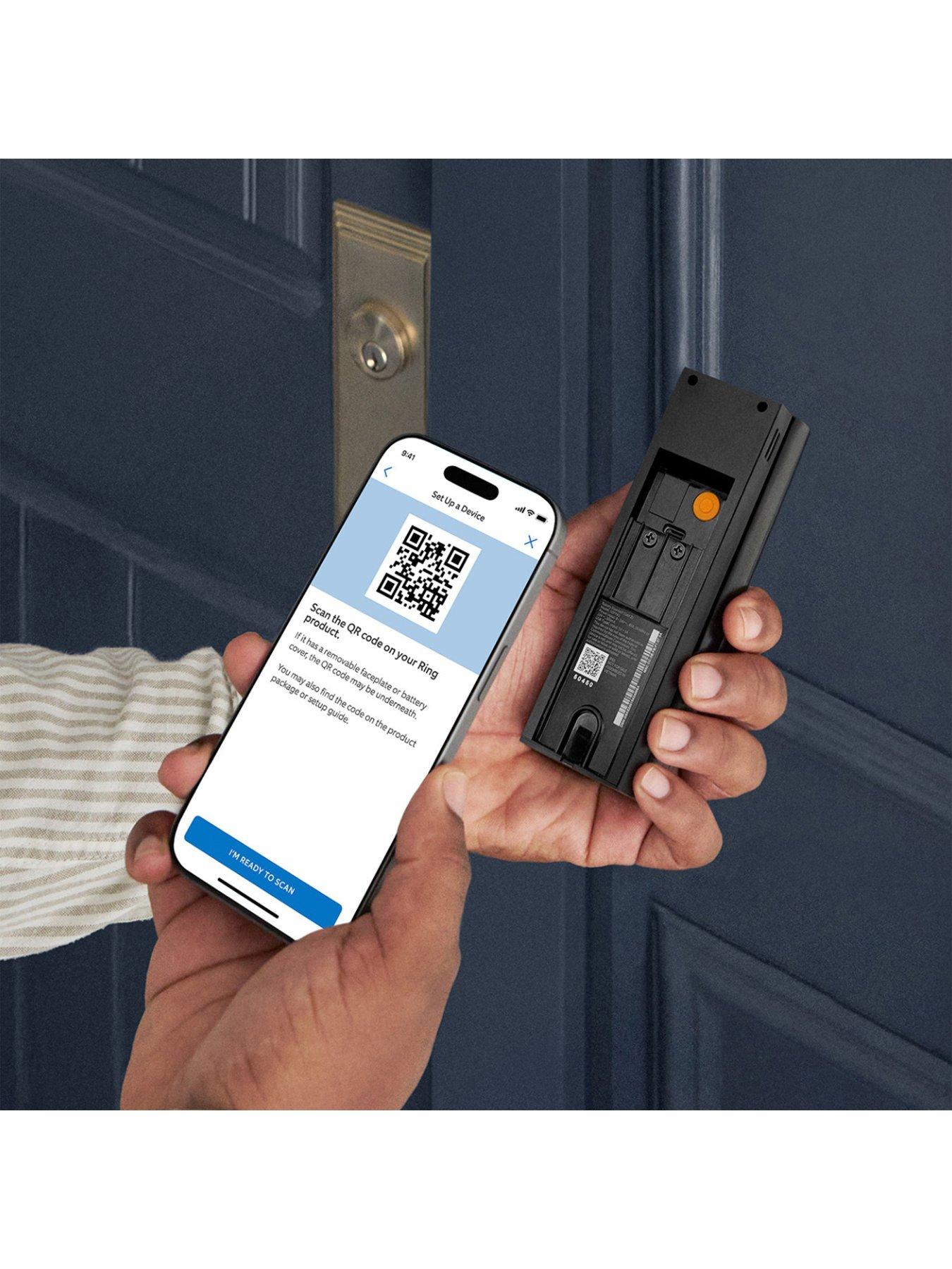 Image 6 of 8 of RING Battery Video Doorbell (2nd Gen) - Retinal 2K and Head-to-Toe View - Matte Mocha (Newest Gen)