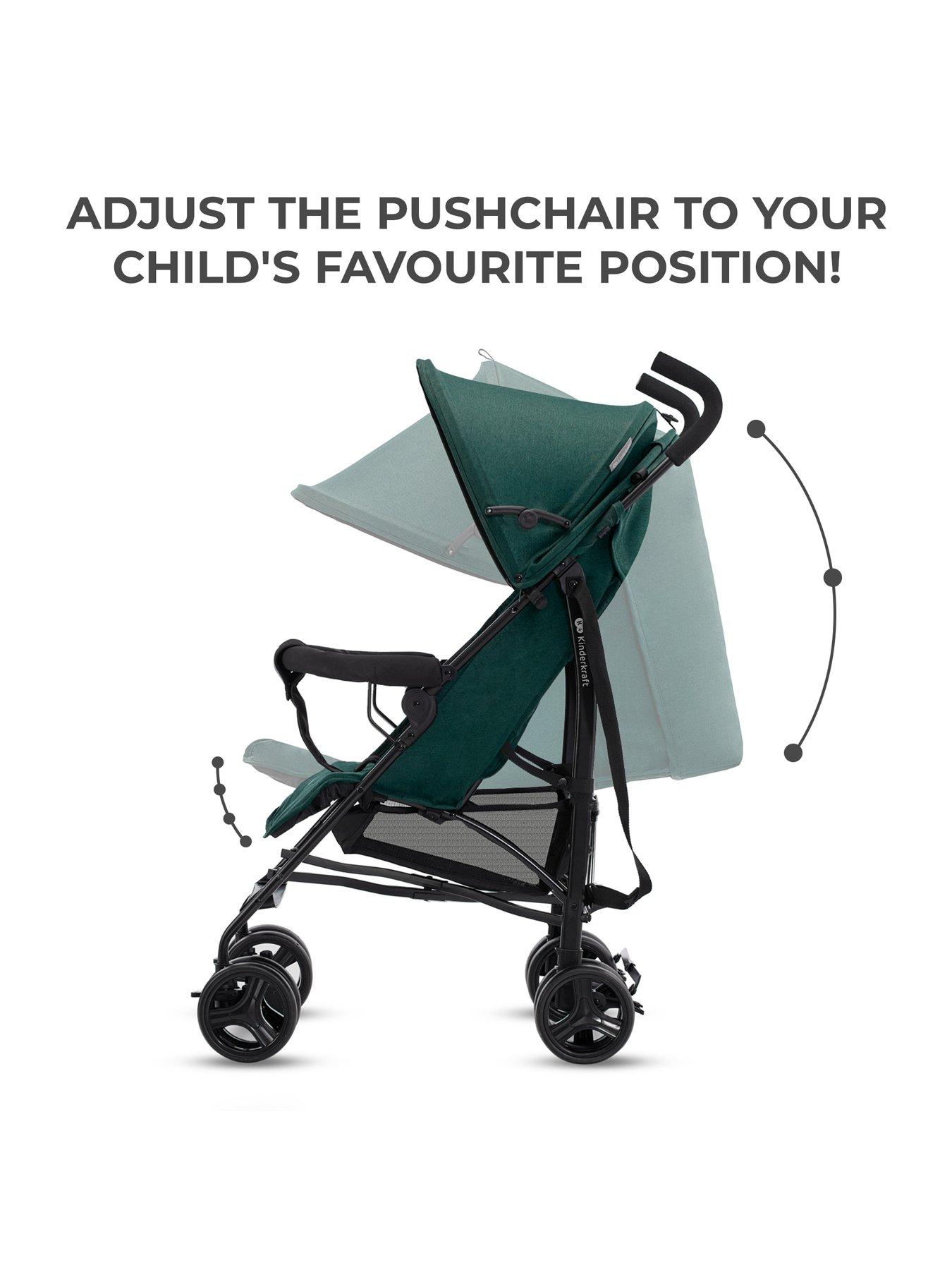 Image 3 of 8 of Kinderkraft Tik Pushchair - Green