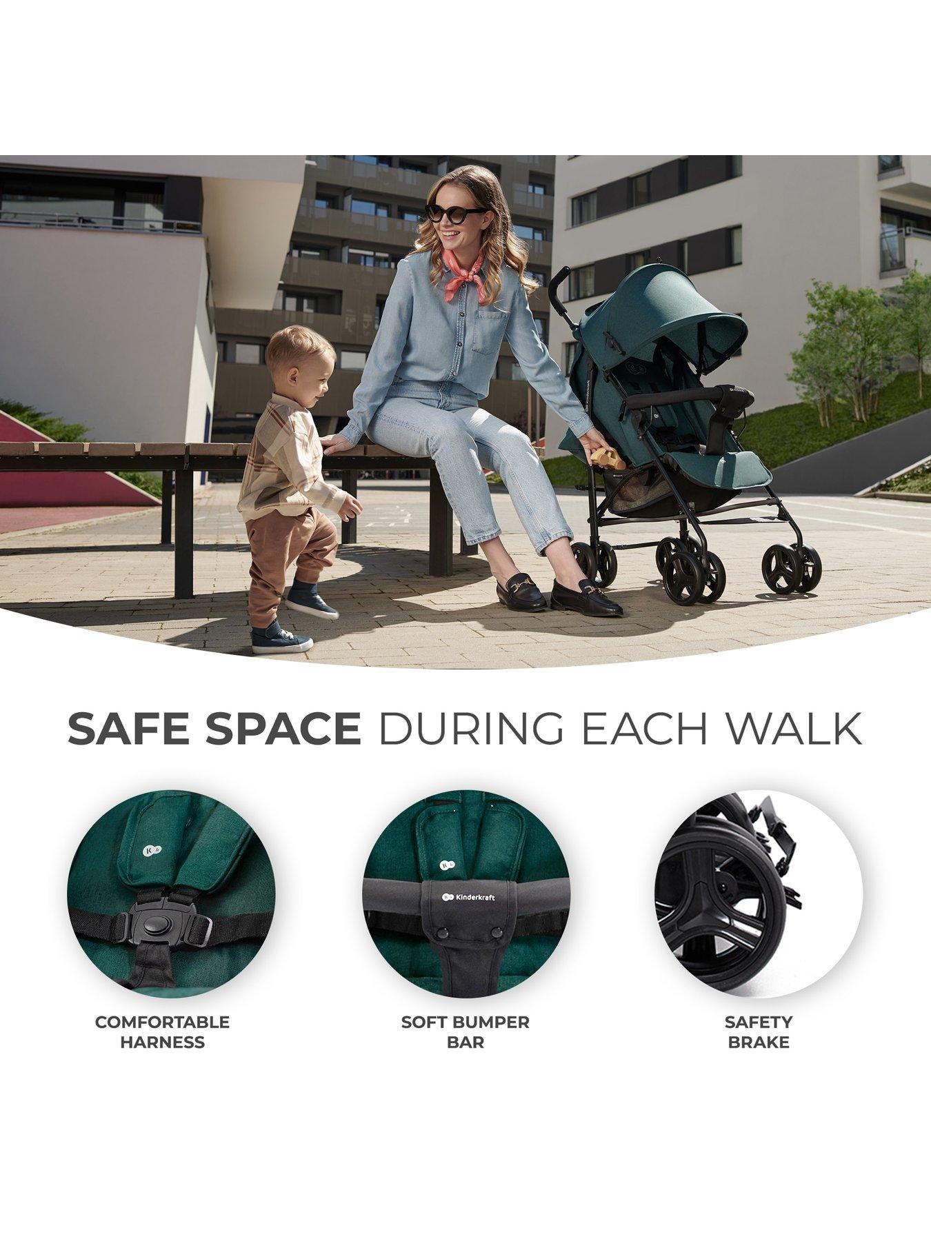 Image 6 of 8 of Kinderkraft Tik Pushchair - Green