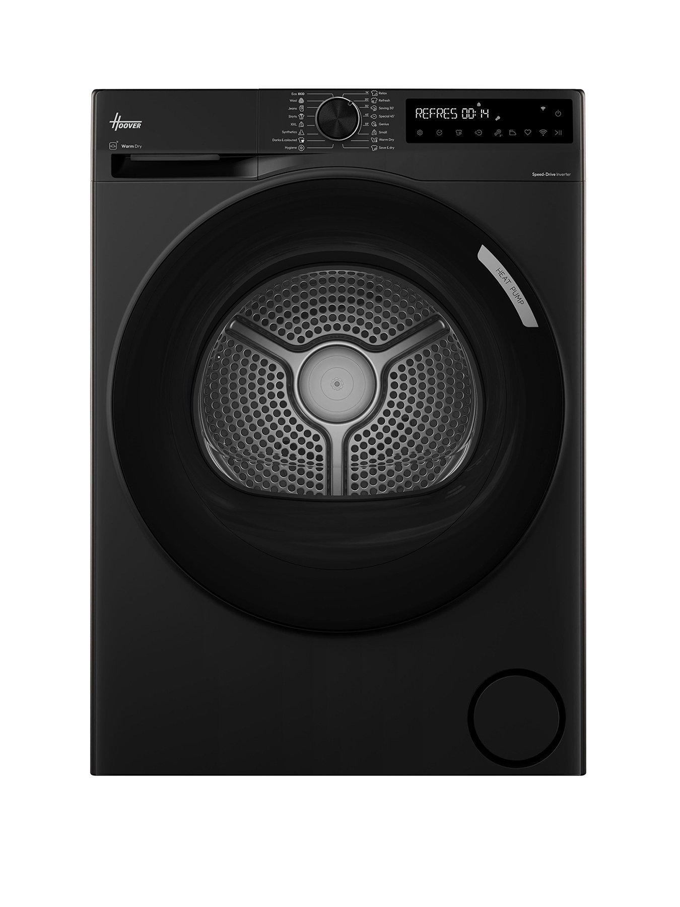 Hoover Hbr 10N3Bjx-80 Pro Dry Series 3, 10Kg Heat Pump, A+++ Energy Class, Wifi, Freestanding Tumble Dryer - Black