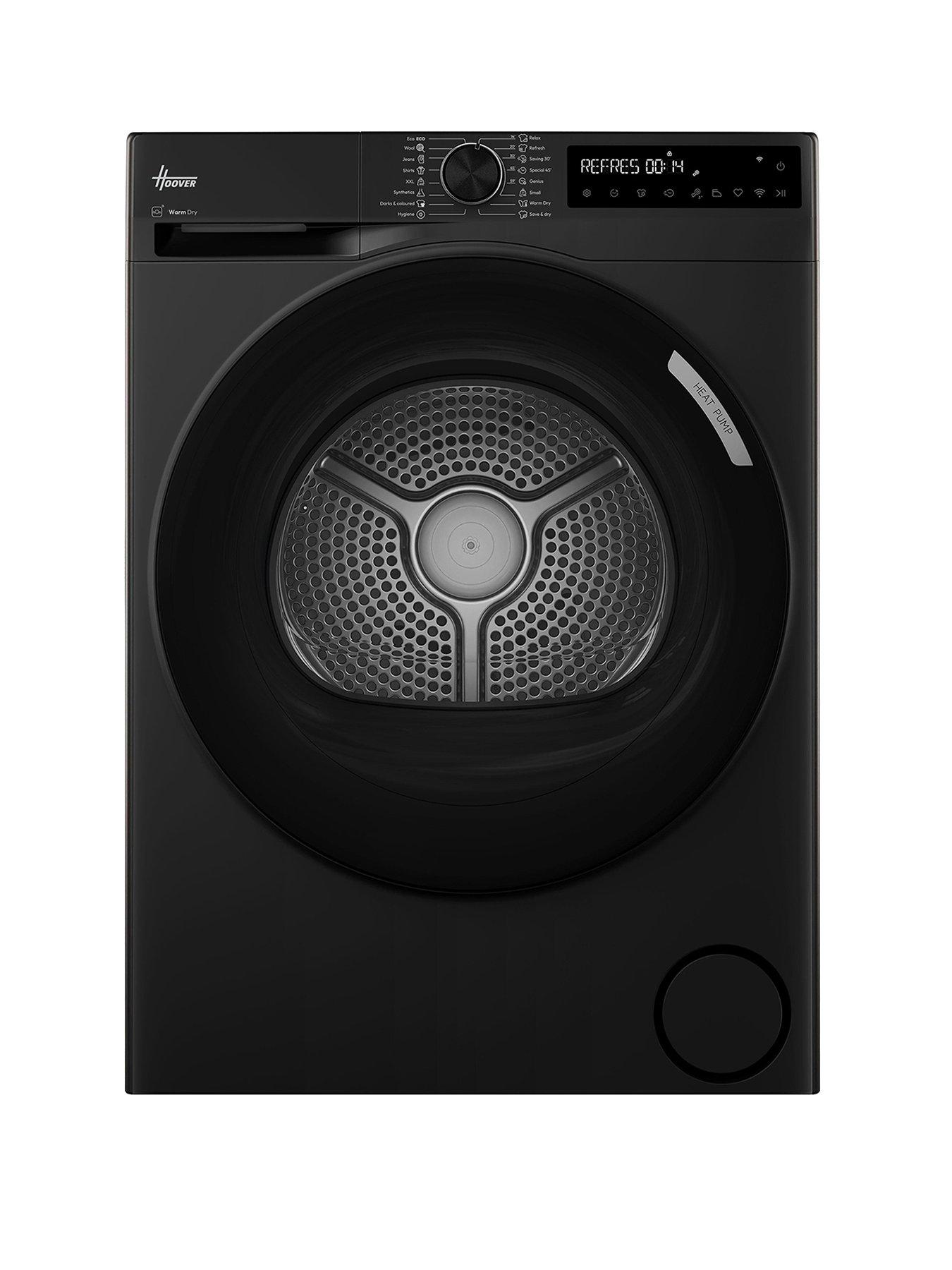 Hoover HBR 10N2BJX-80 Pro Dry Series 3, 10kg Heat Pump, A++ Energy Class, Wifi, Freestanding Tumble Dryer - BLack
