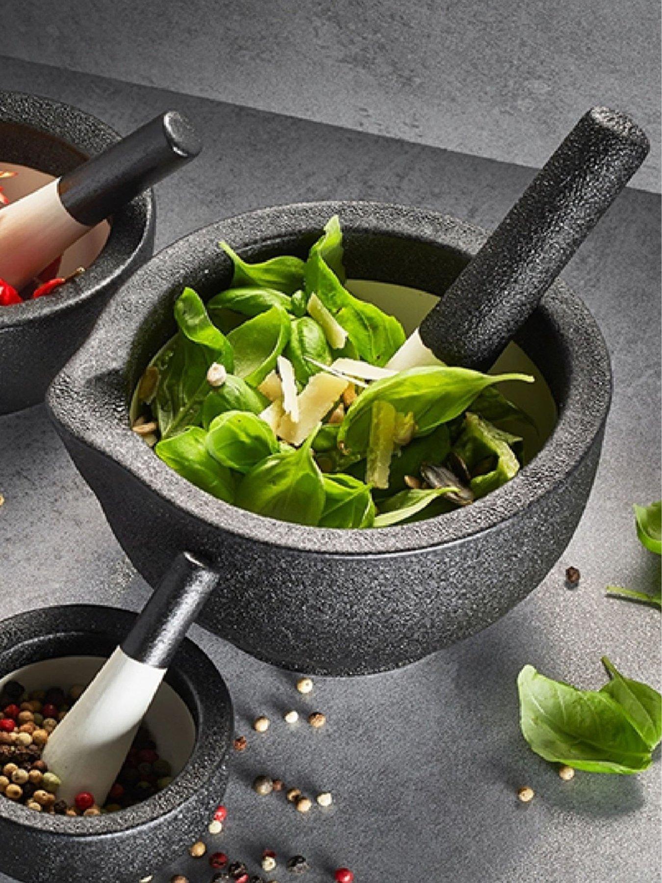 Gefu Grino Porcelain Mortar  &  Pestle 13.5 Cm