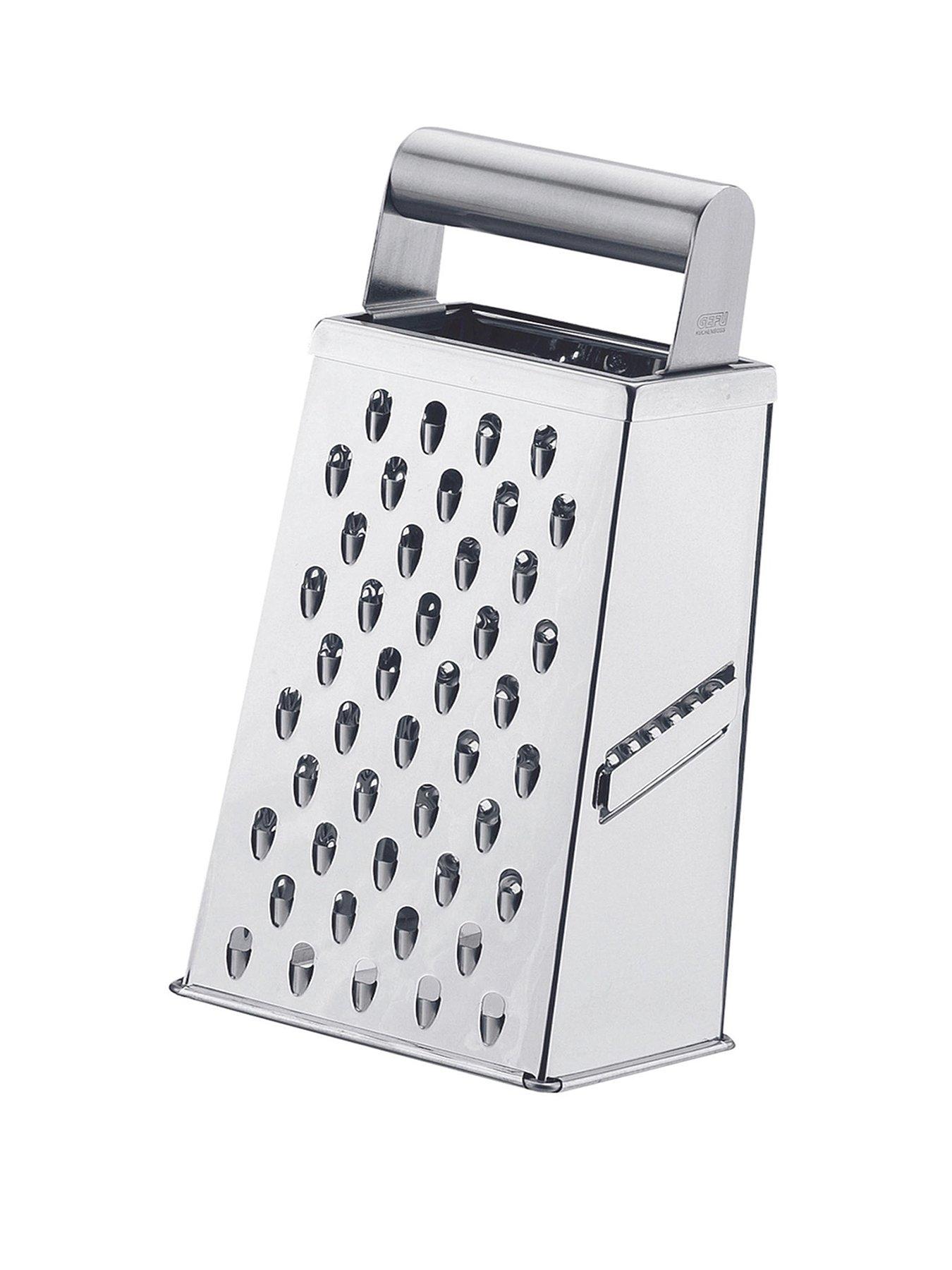 Gefu Cubo 4-sided Stainless Steel Box Grater With Ergonomic Handle