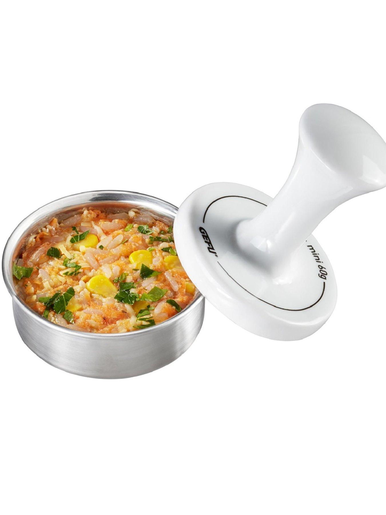 Image 4 of 4 of Gefu Spark Burger Press 13 Cm Porcelain &amp; Stainless Steel