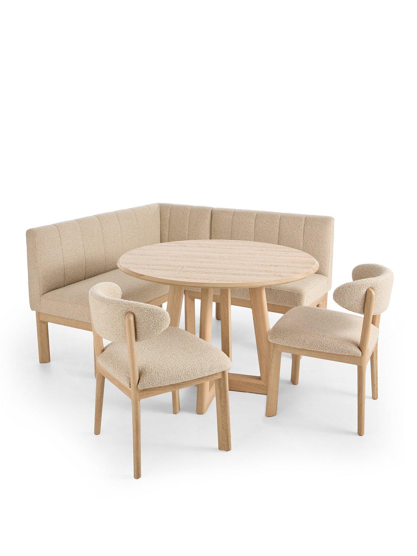 Image 2 of 7 of The Very Collection Hallie Corner Compact Dining Set With 2 Hallie Dining Chairs - FSC&reg; Certified