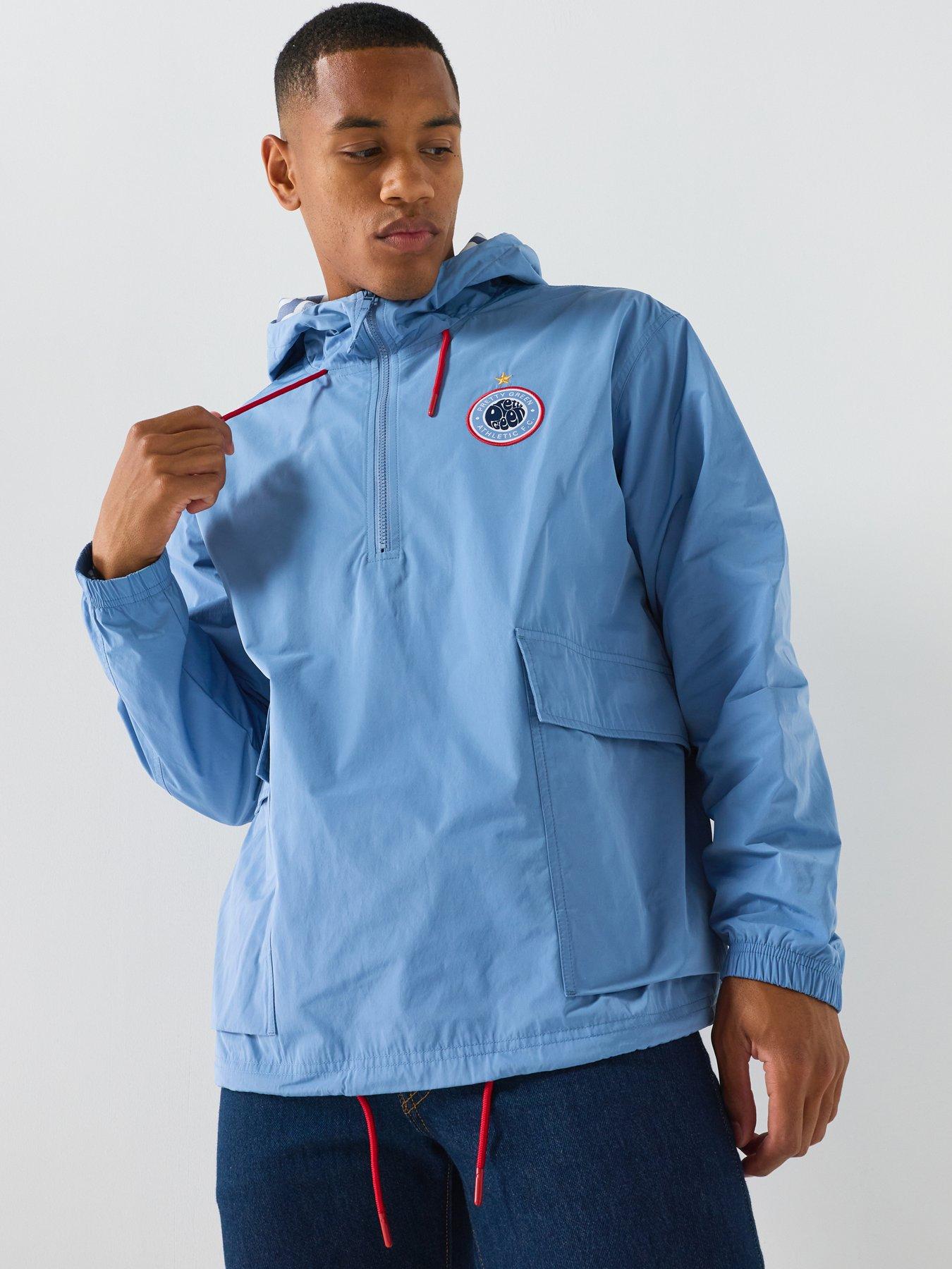 Image 1 of 4 of Pretty Green Kingsleigh Smock Jacket - Blue