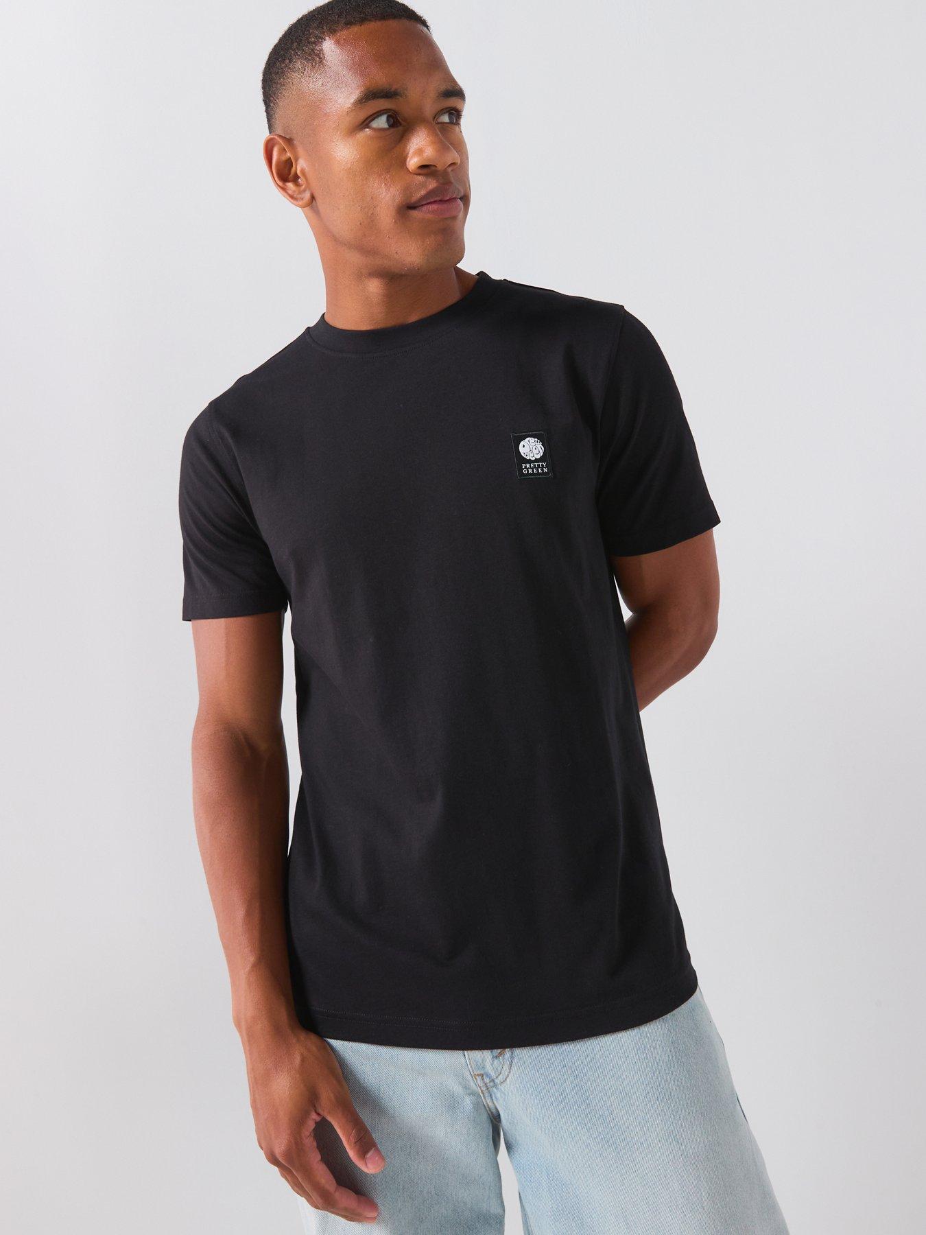 Pretty Green Sinclair Small Logo T-shirt - Black