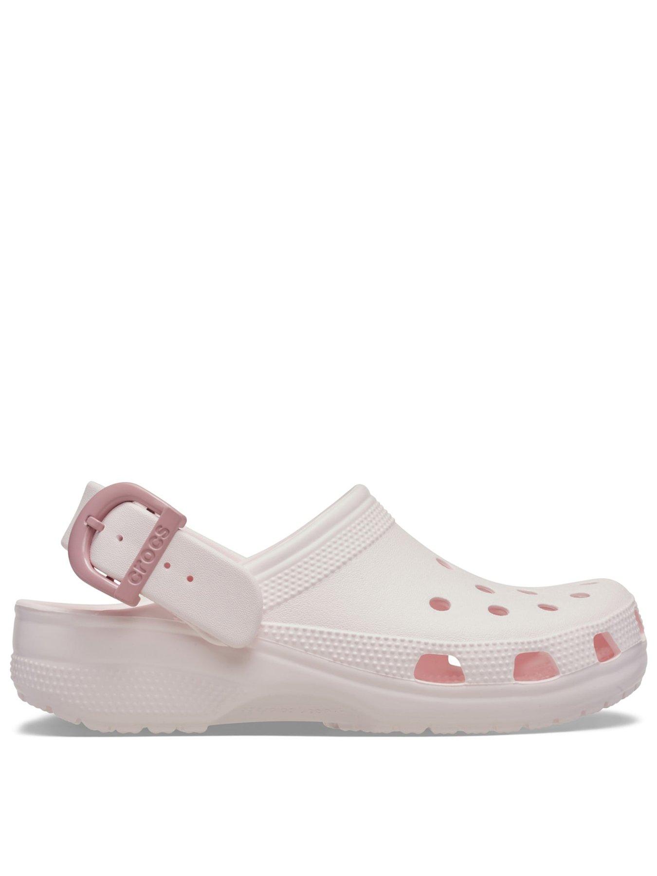 Crocs Classic Buckle, Pink, Size 4, Women