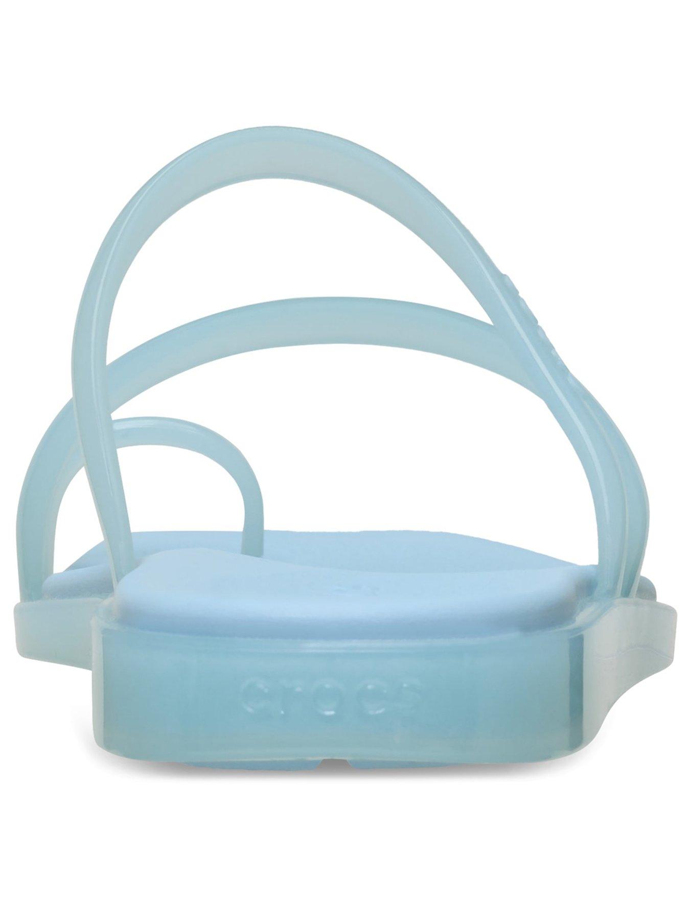Image 3 of 6 of Crocs Miami Jelly Toe Loop - Sky Blue
