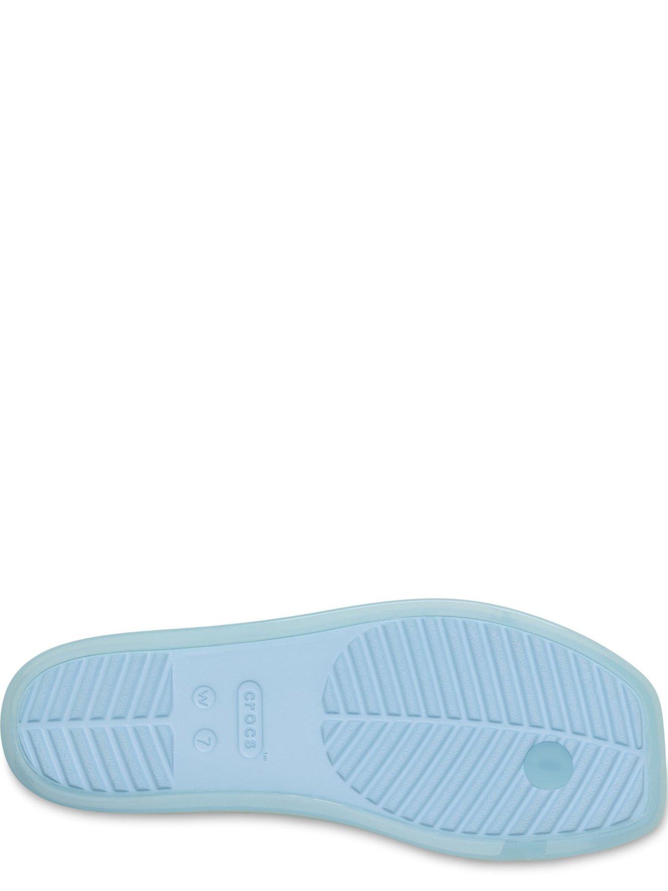Image 5 of 6 of Crocs Miami Jelly Toe Loop - Sky Blue