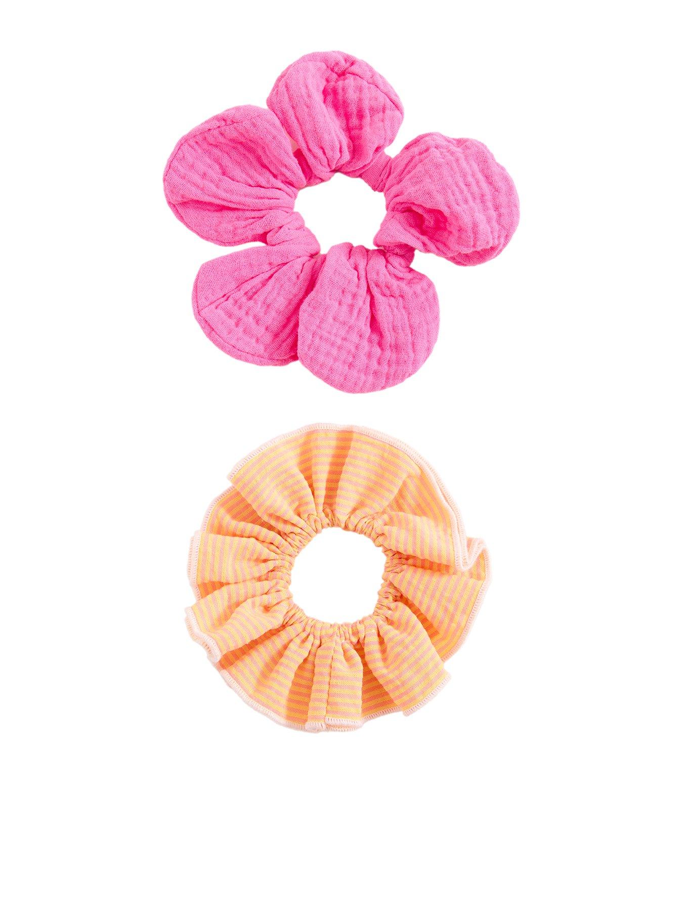 Mango Girls 2-Pack of Scrunchies - Pink