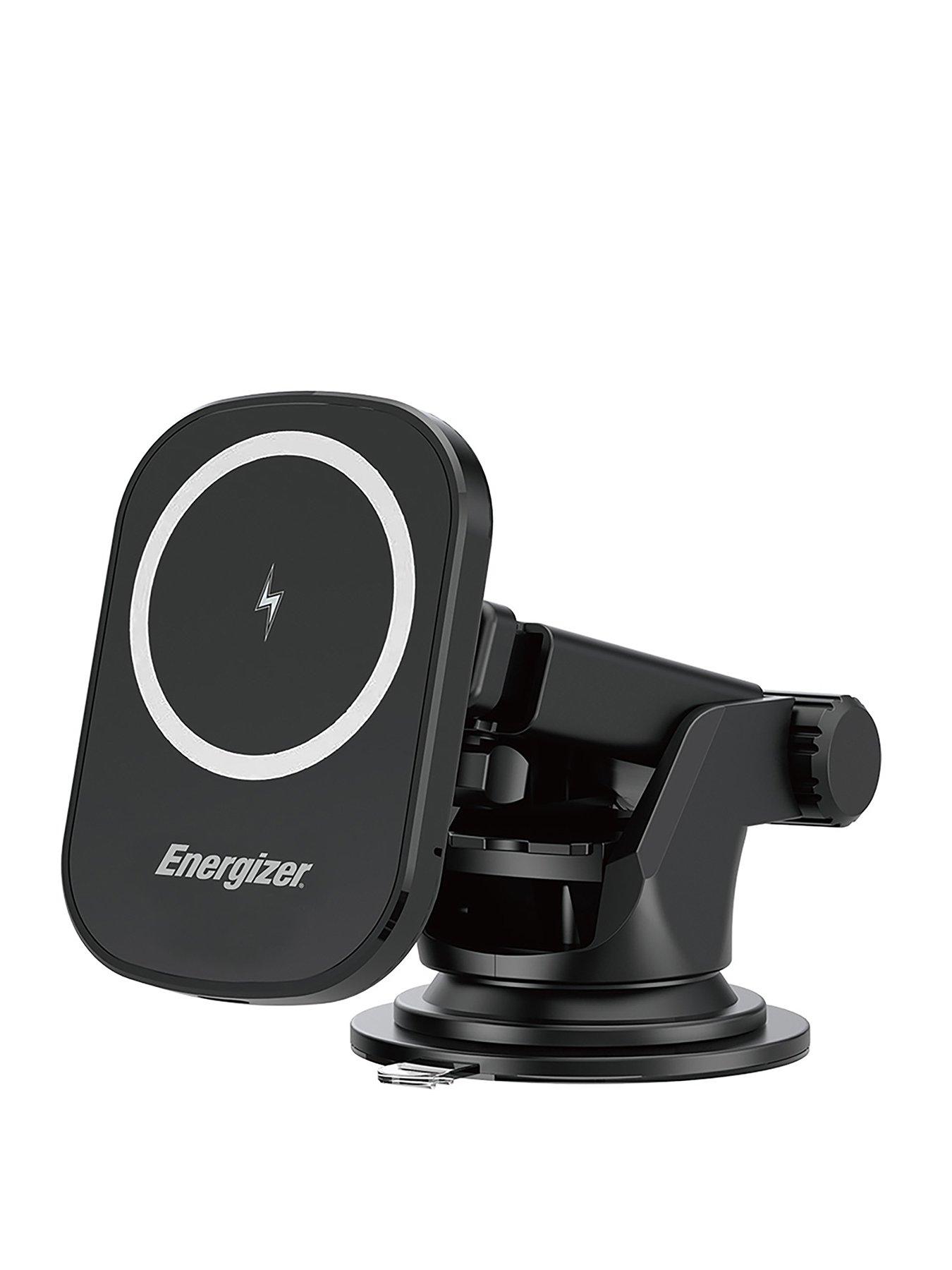 Image 1 of 7 of Energizer In-Car Magnetic QI Wireless charger Black