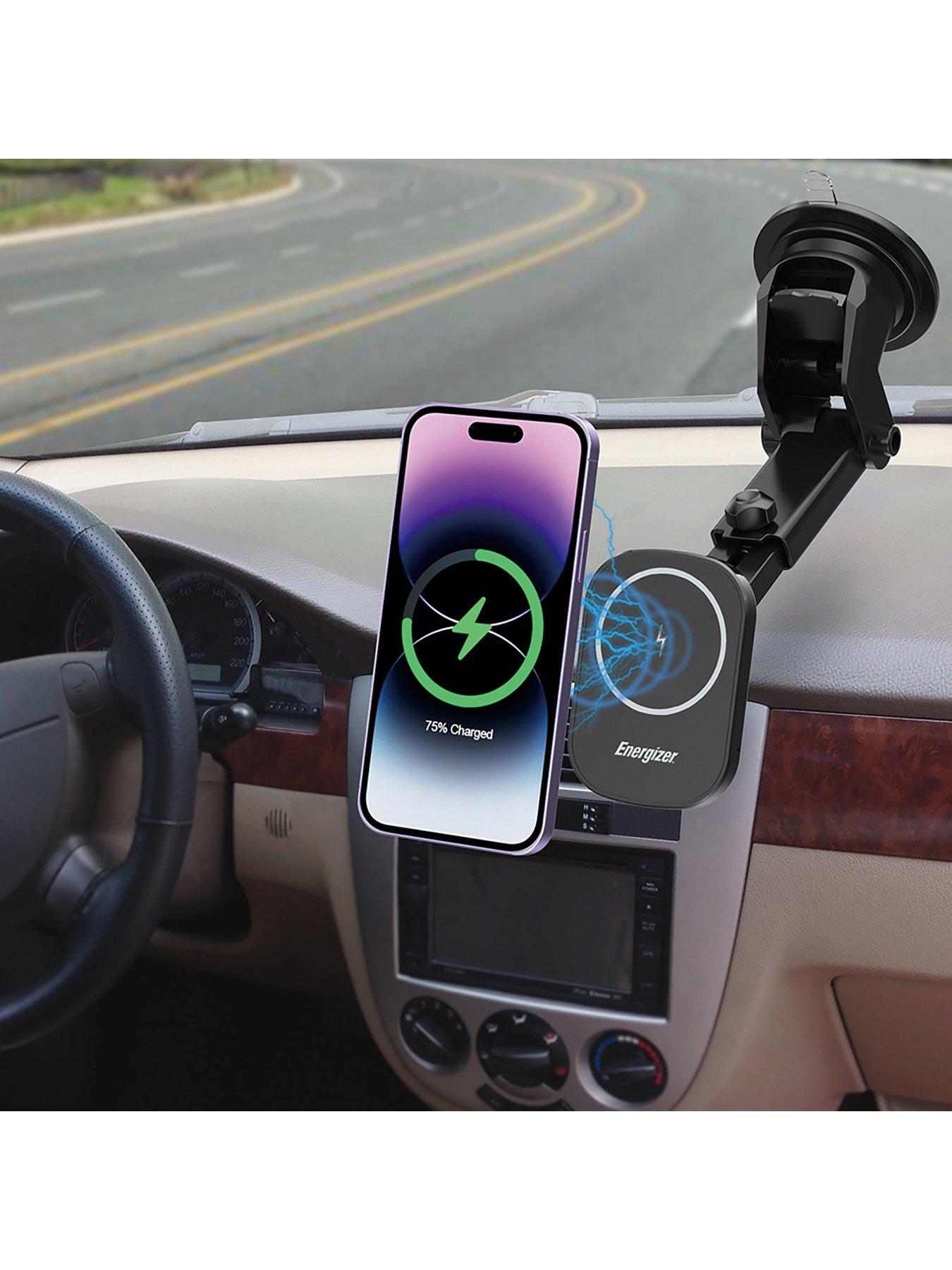 Image 3 of 7 of Energizer In-Car Magnetic QI Wireless charger Black