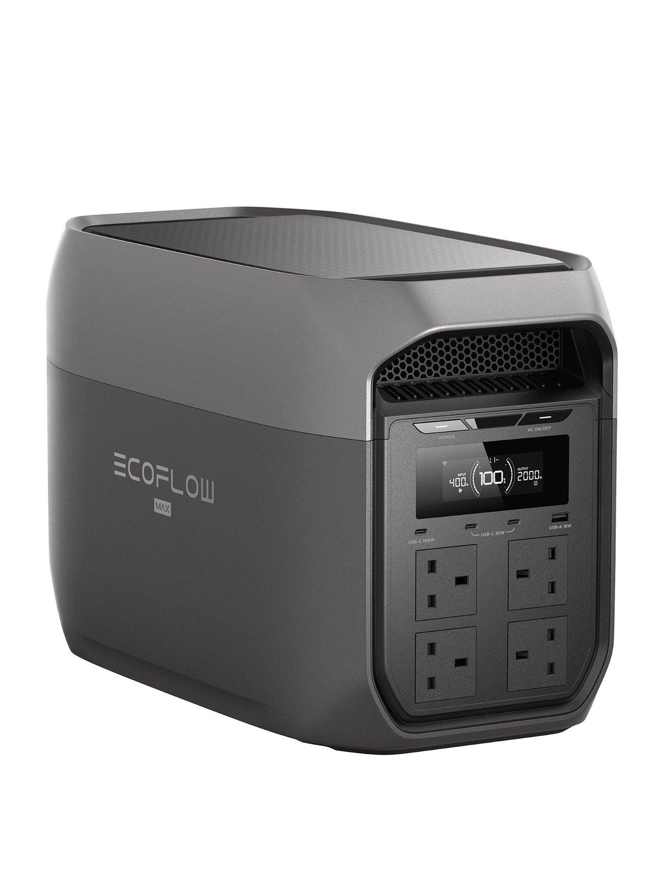 EcoFlow EcoFlow Delta 3 Max Portable Power Station with 2kw capacity & 2400W output