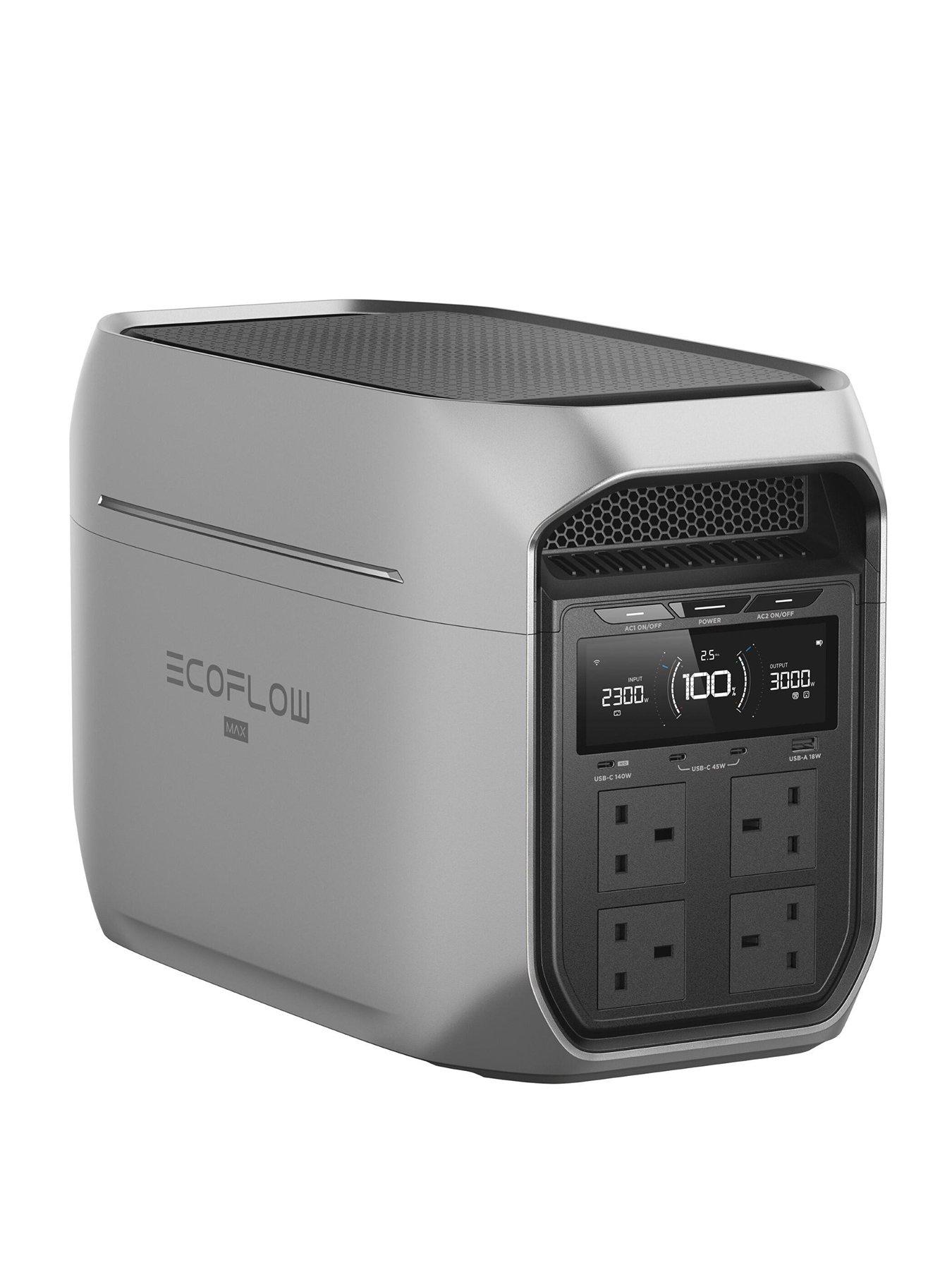 EcoFlow EcoFlow Delta 3 Max Plus Portable Power Station with 2kw capacity & 3000W output