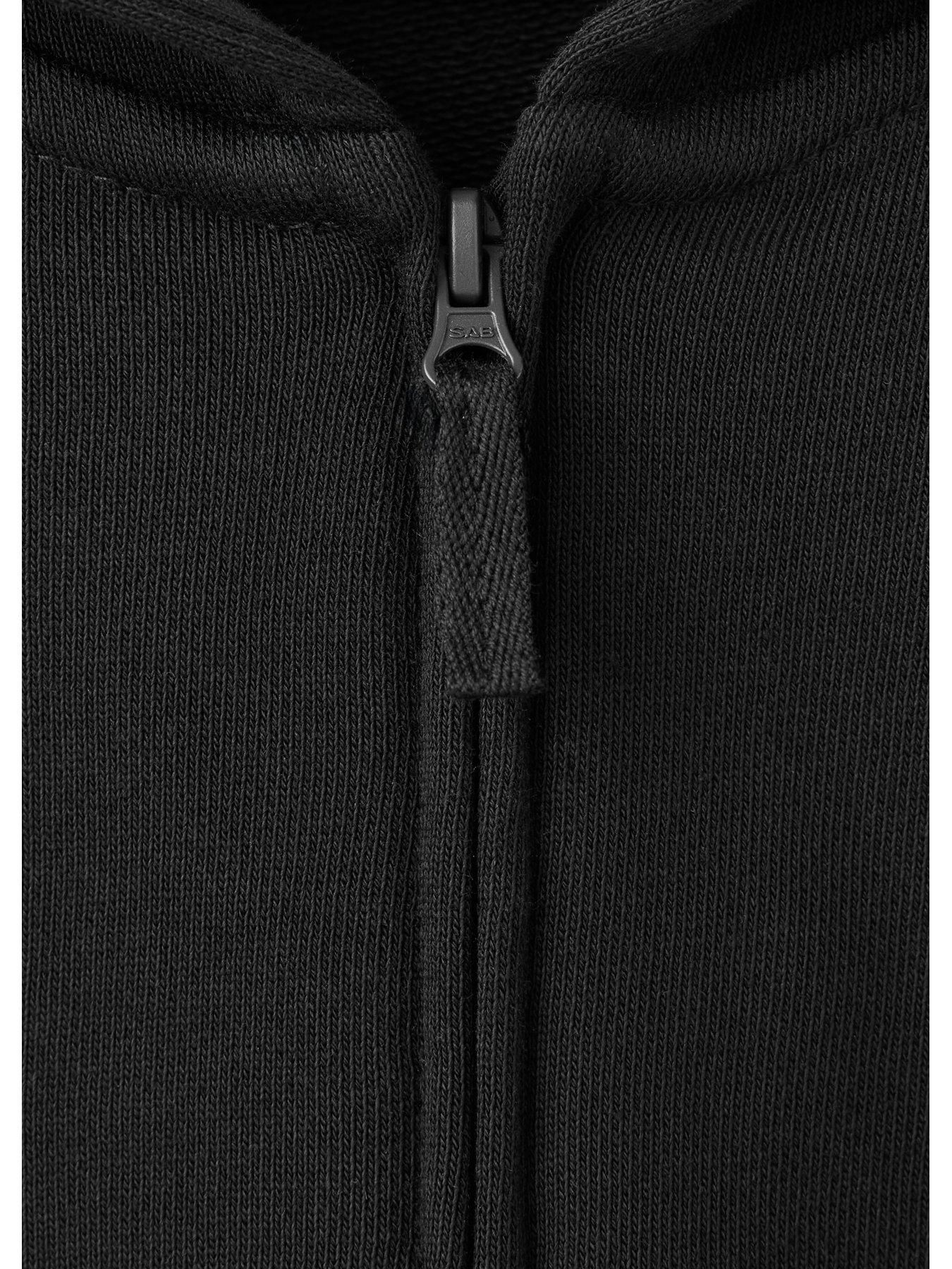 Image 4 of 4 of Mango Boys Essential Zip Through Hoody - Black