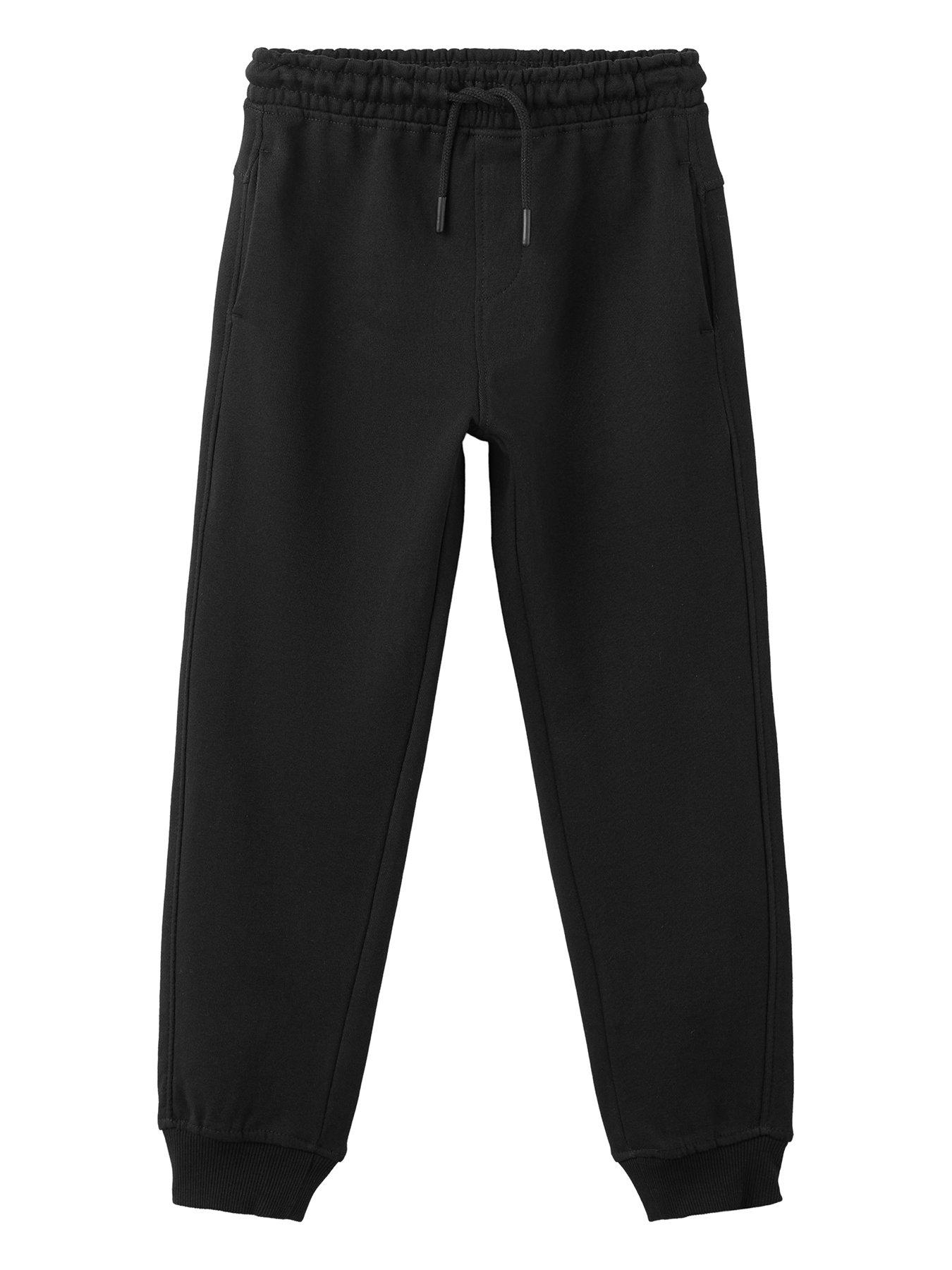 Image 1 of 4 of Mango Boys Basic Joggers - Black