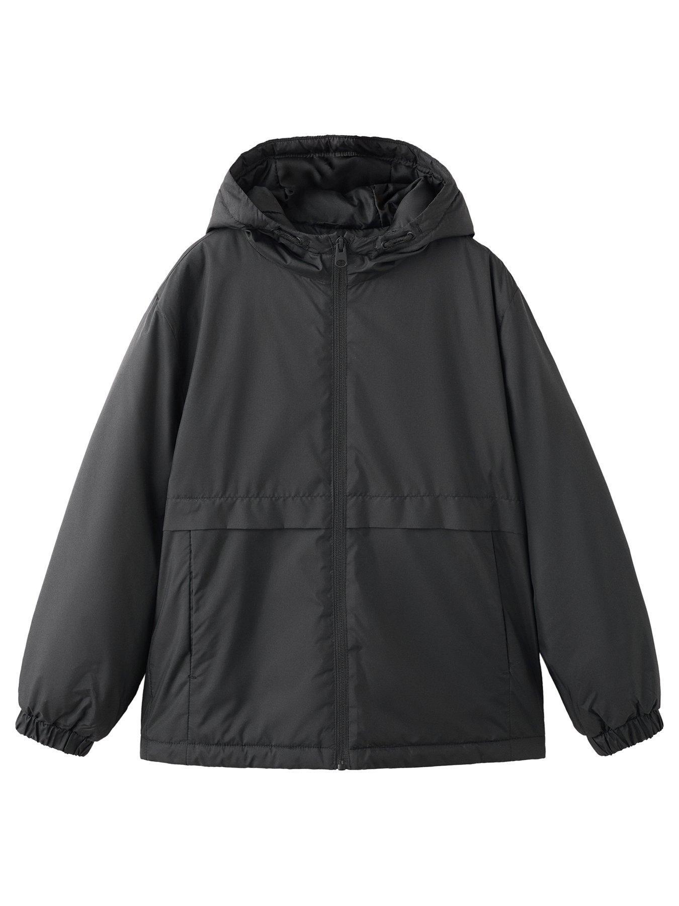 Mango Boys Lightweight Jacket, Black, Size Age: 12 Years