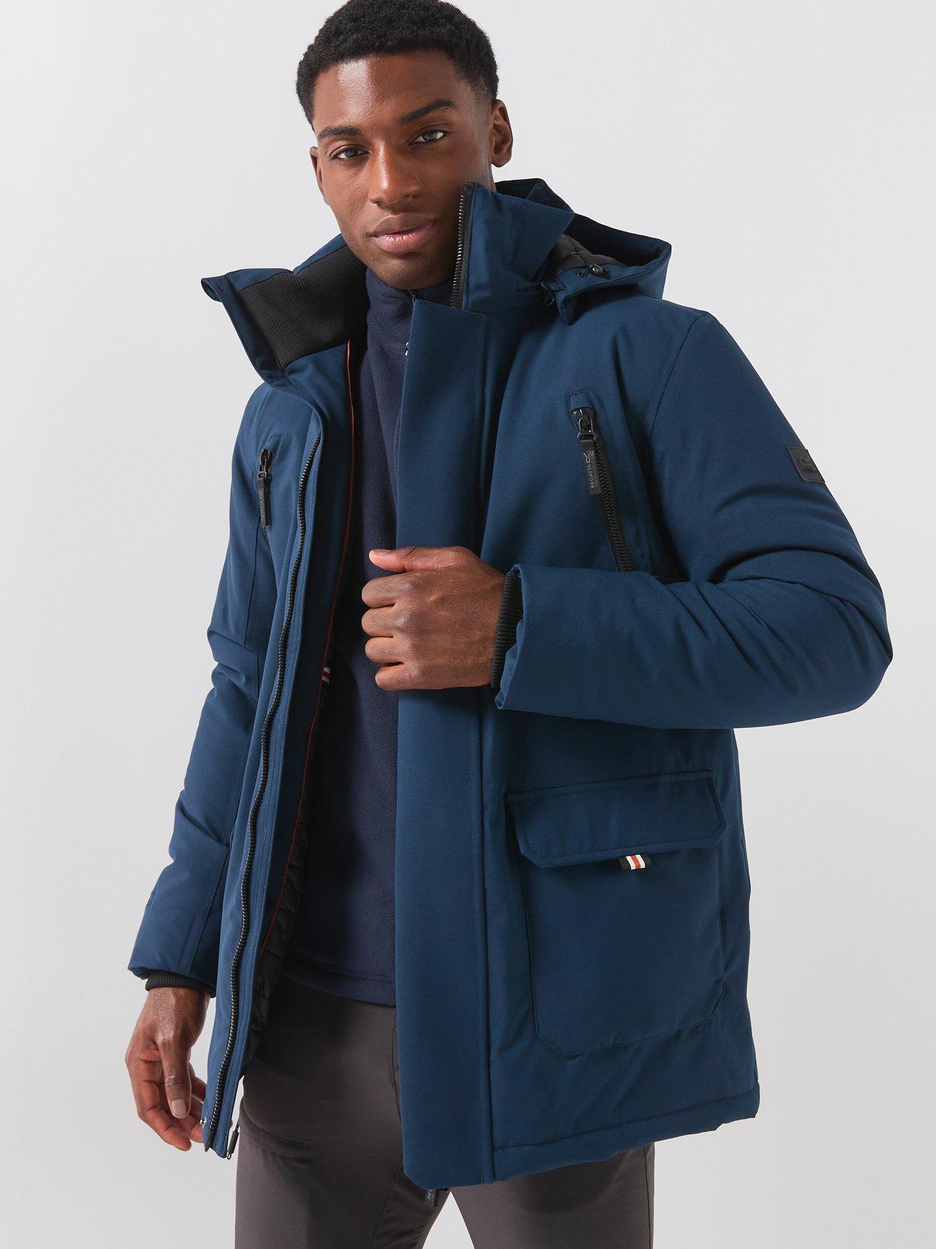 Regatta Mens Marron Waterproof Insulated Jacket, Navy, Size 2Xl, Men