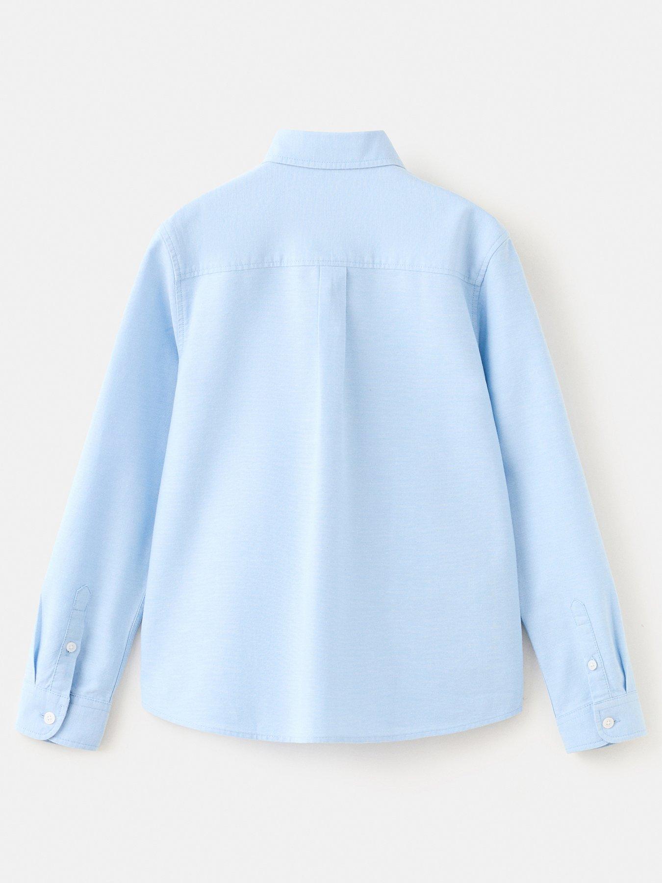 Image 2 of 4 of Mango Boys Oxford Shirt - Light Blue