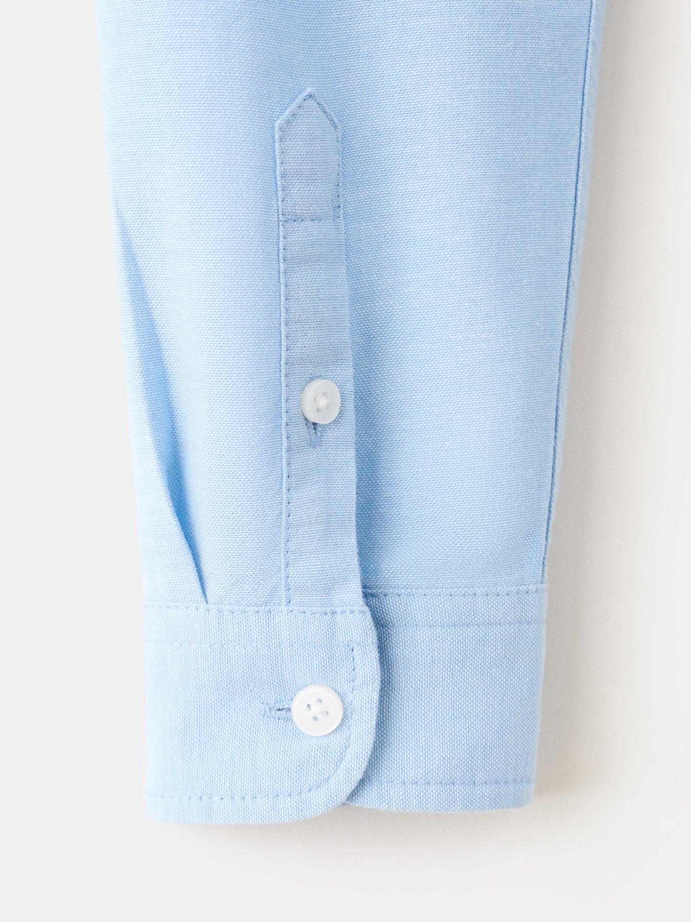 Image 3 of 4 of Mango Boys Oxford Shirt - Light Blue