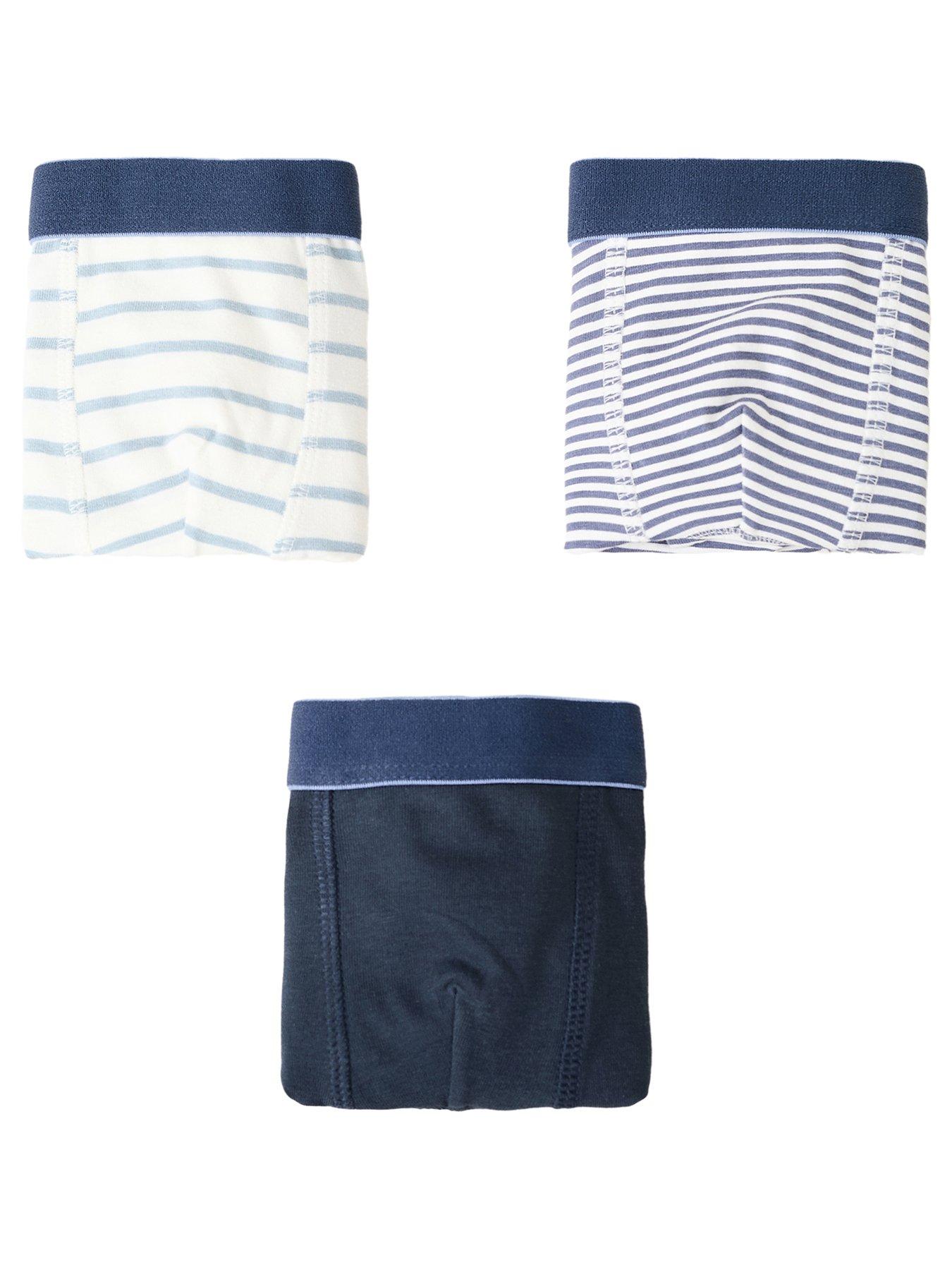 Image 1 of 4 of Mango Younger Boys 3 Pack Boxers - Blue