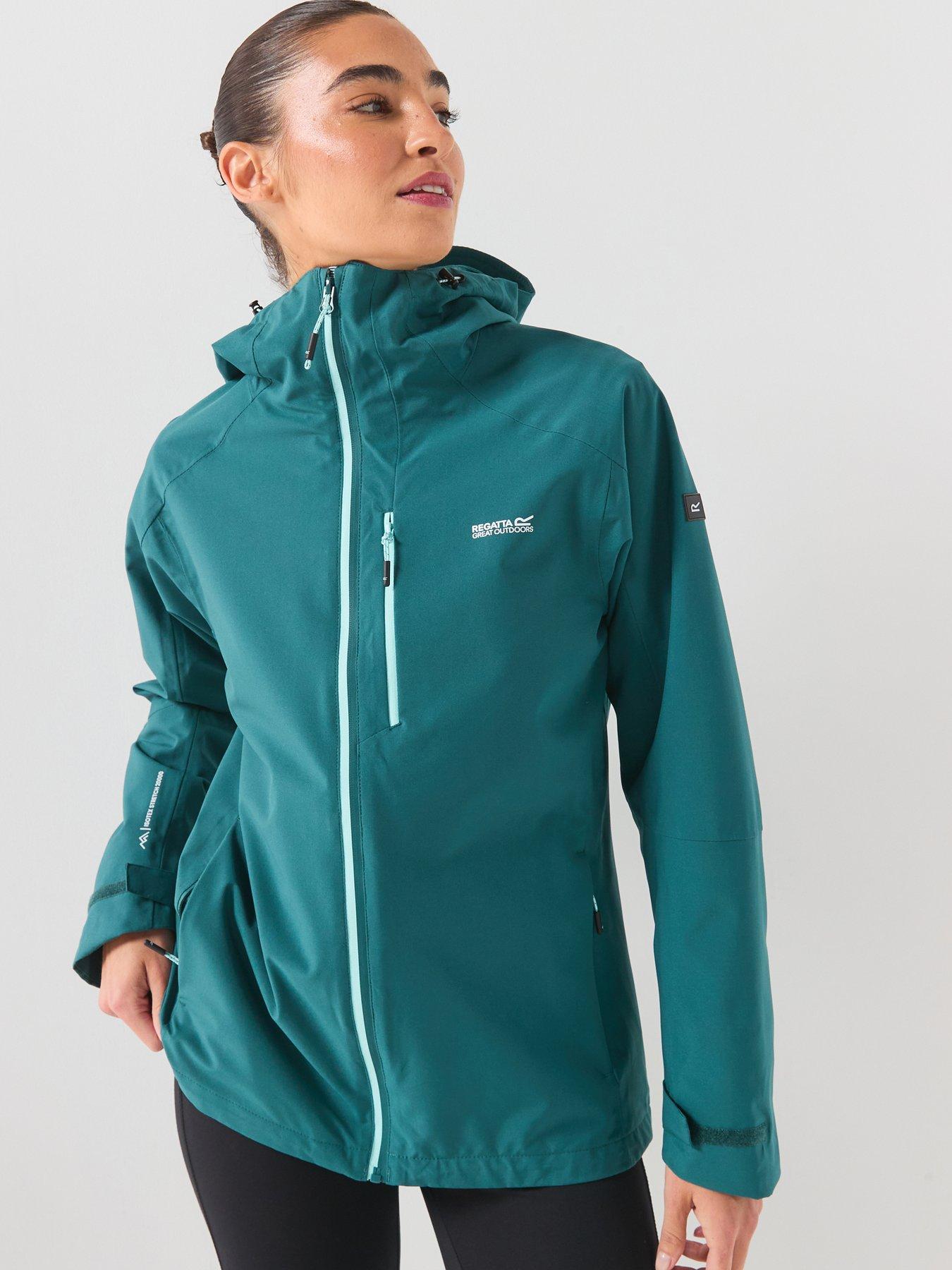 Image 1 of 6 of Regatta Ladies Women's Birchdale Ii Waterproof Shell-mediterranea (water Ballet)