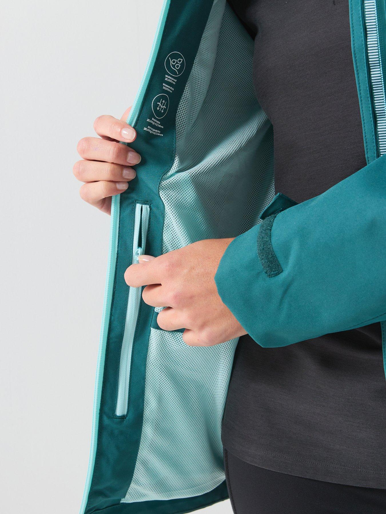 Image 4 of 6 of Regatta Ladies Women's Birchdale Ii Waterproof Shell-mediterranea (water Ballet)