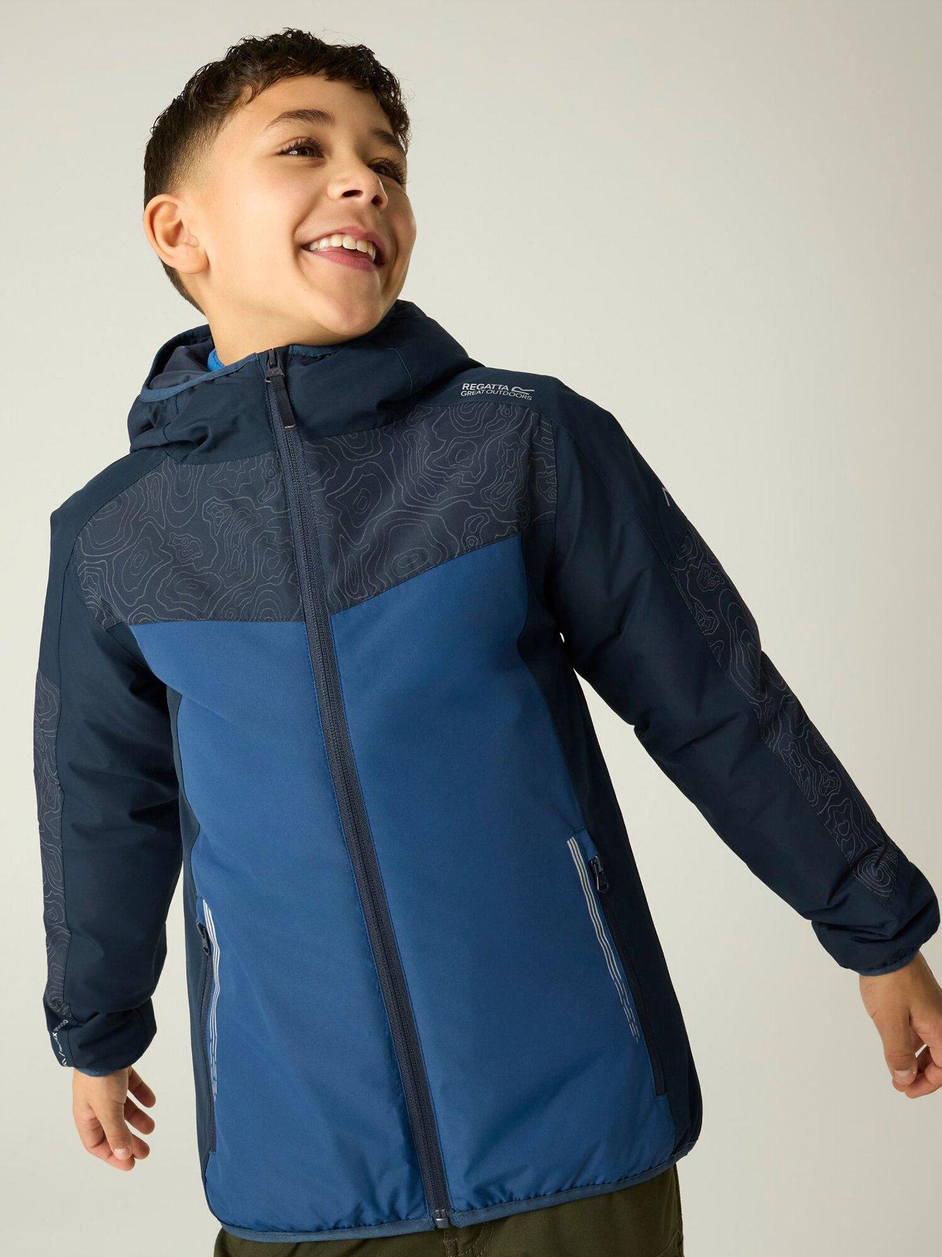 Regatta Unisex Kids Navy Kids' Illuma Reflec Waterproof Insulated Jacket - Image 2