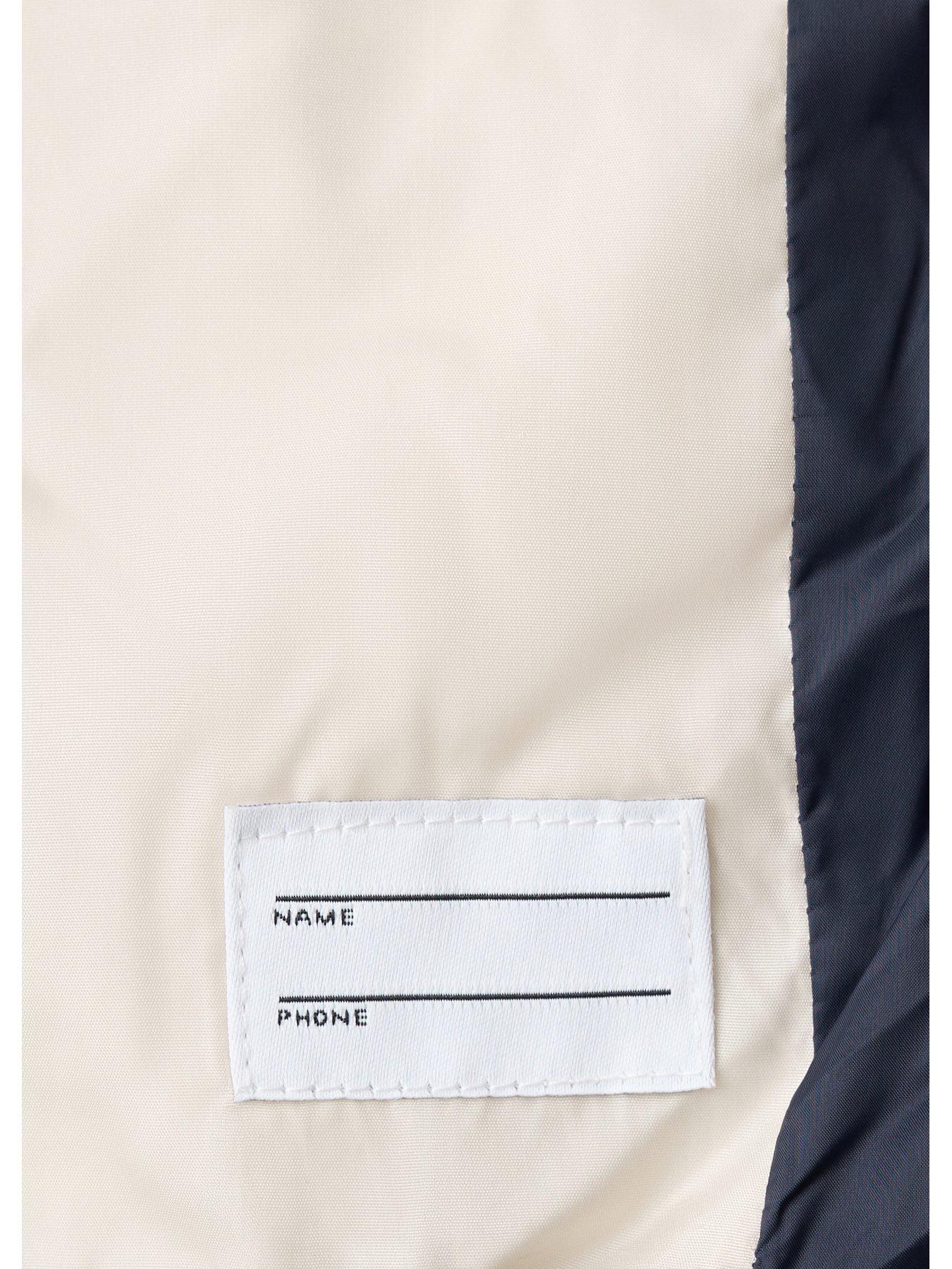 Image 4 of 4 of Mango Girls Funnel Neck Puffer Jacket - Navy