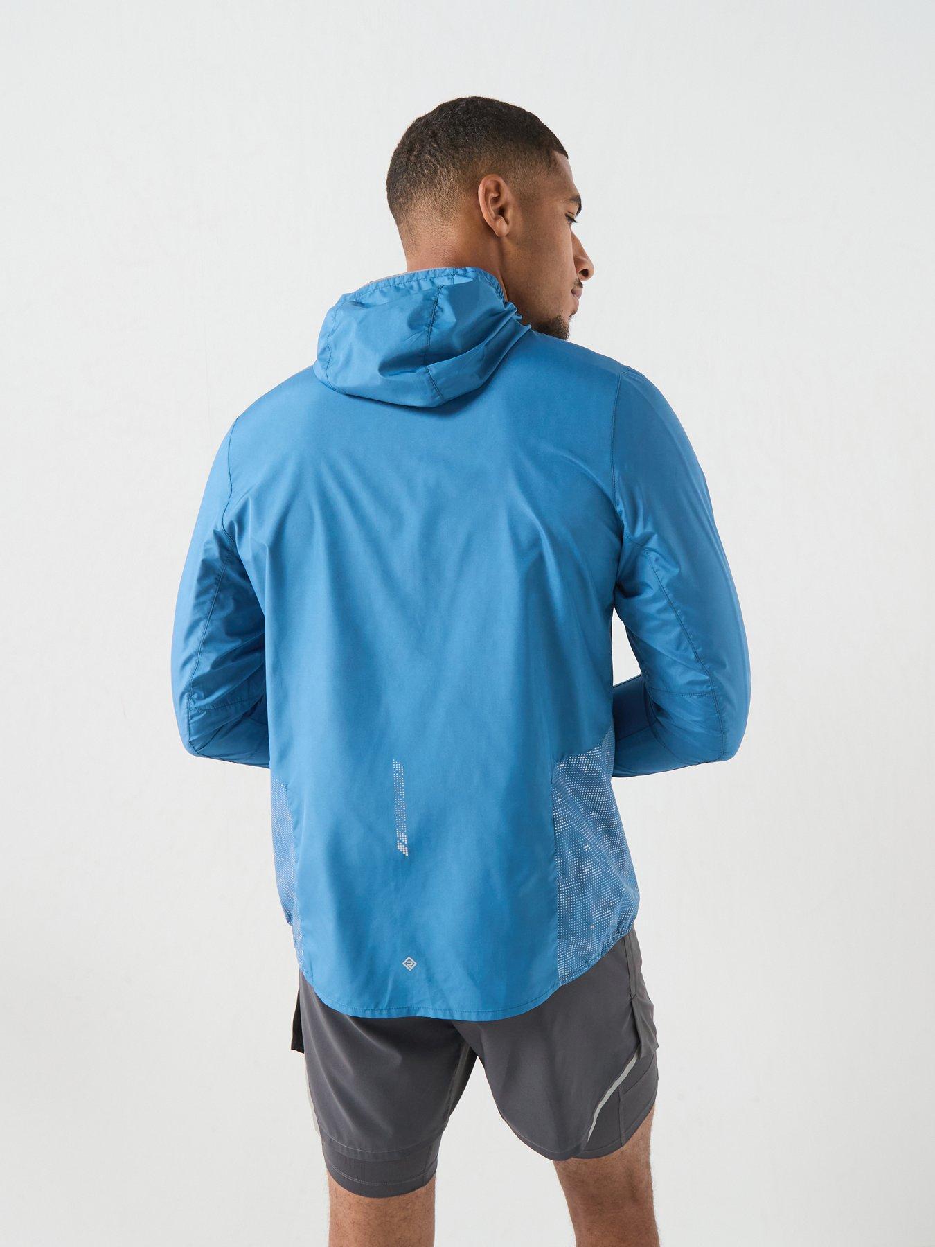 Image 2 of 6 of Ronhill Mens Tech Reflect Reflective Wind-Resistant Jacket - Blue