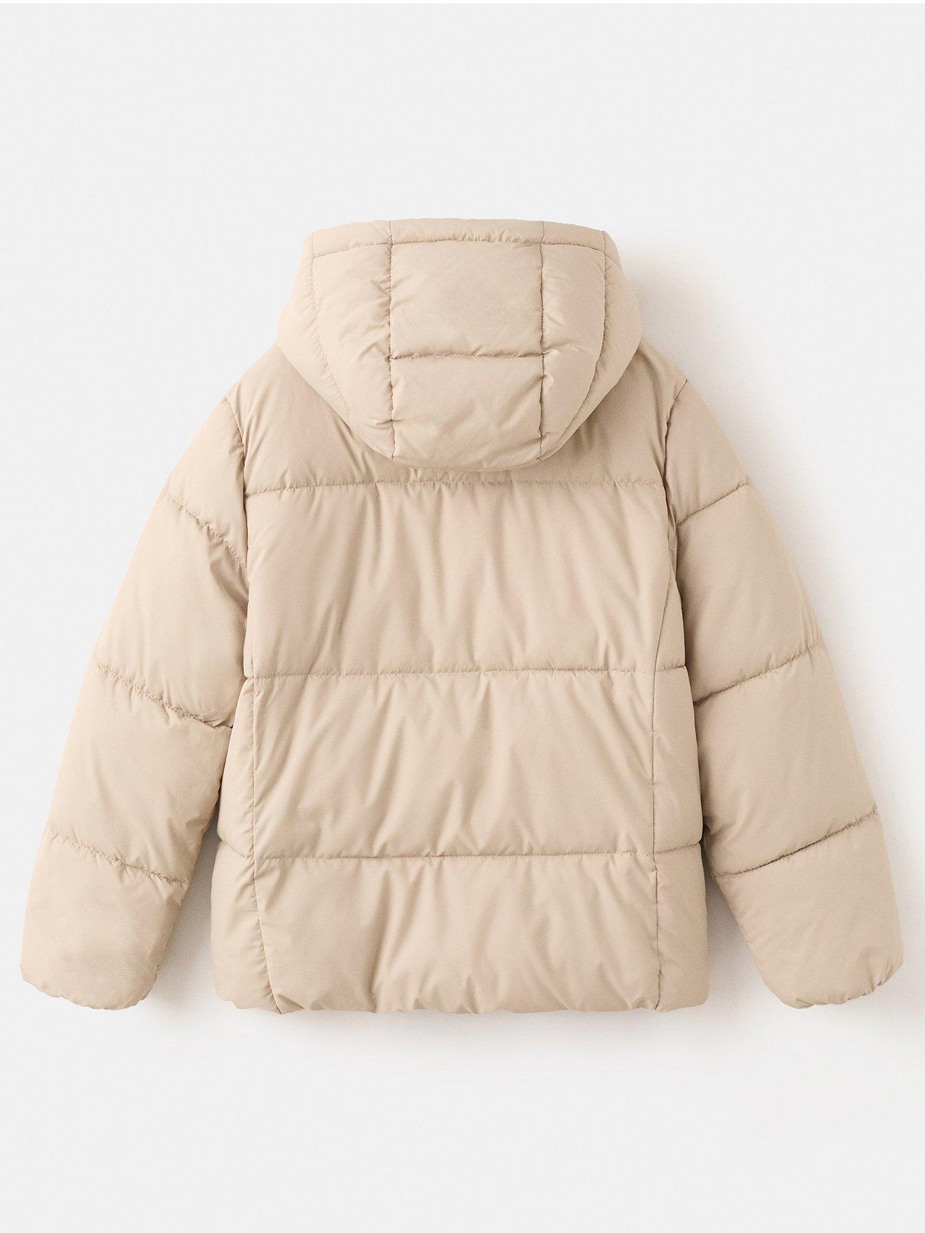 Image 2 of 4 of Mango Boys Padded Short Coat - Cream