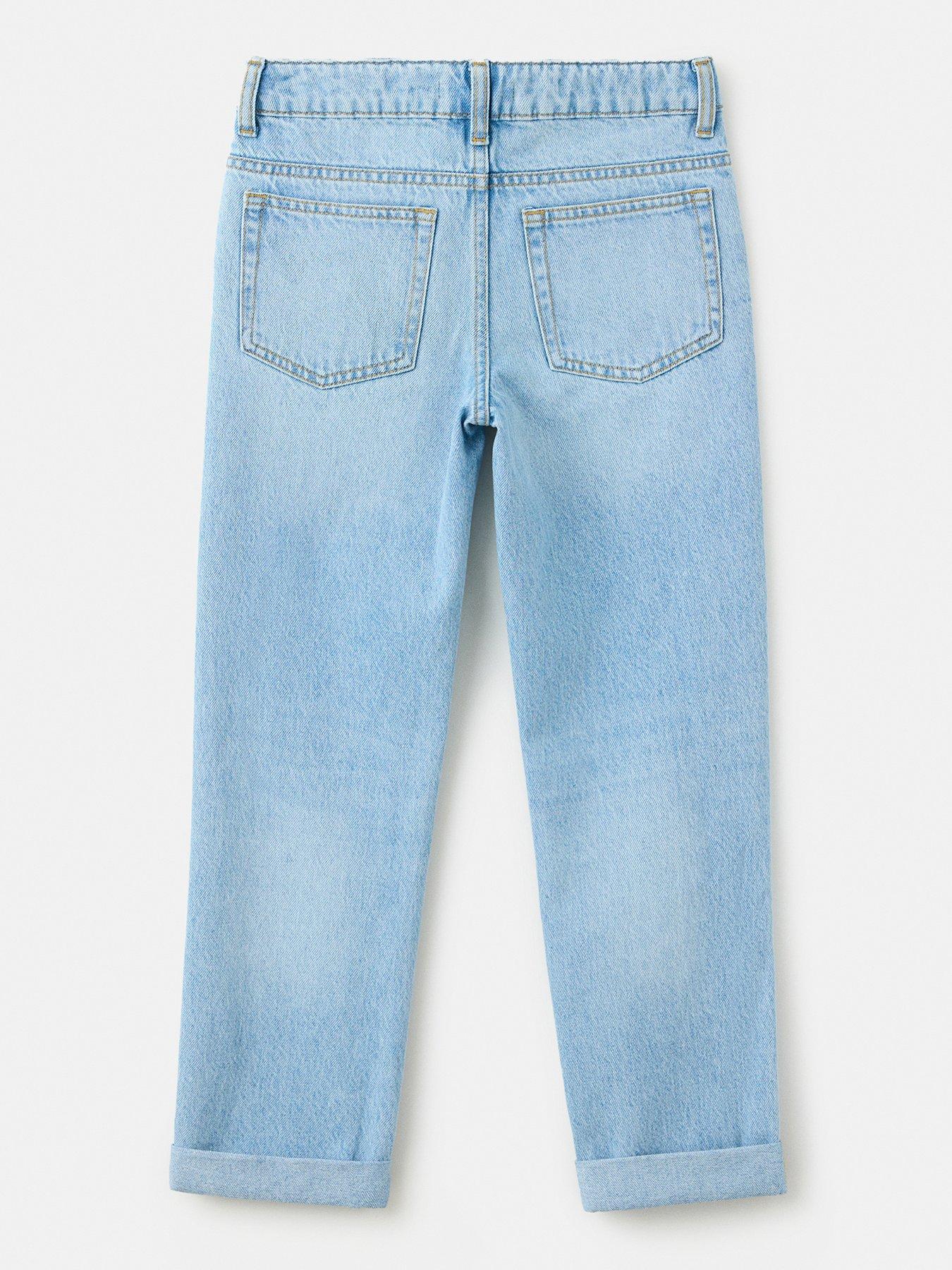Image 2 of 4 of Mango Boys Regular Fit Jeans - Light Blue