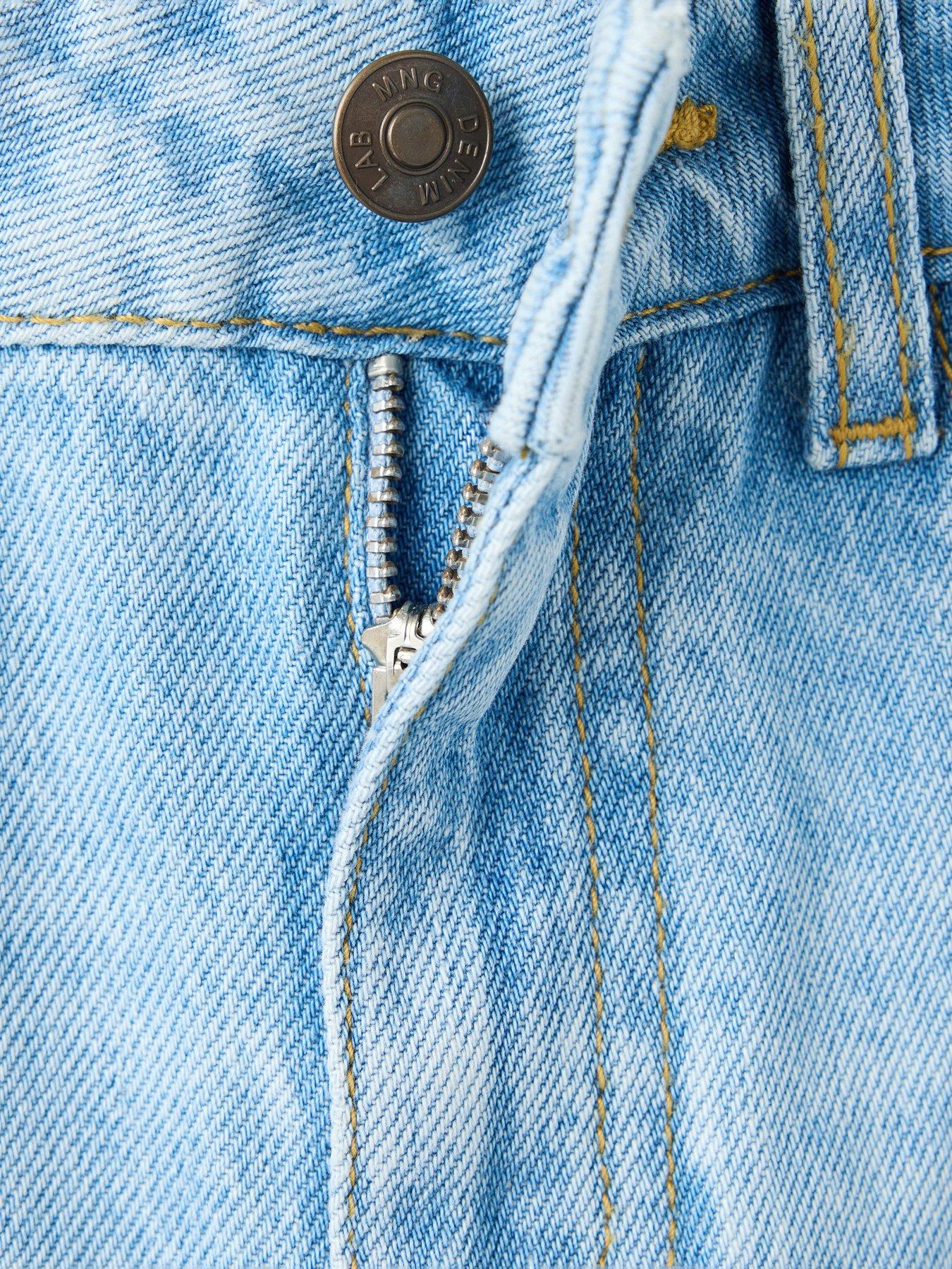 Image 4 of 4 of Mango Boys Regular Fit Jeans - Light Blue
