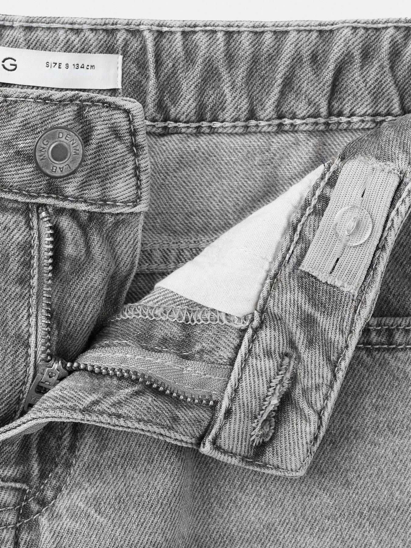 Image 4 of 4 of Mango Boys Regular Fit Jeans - Grey