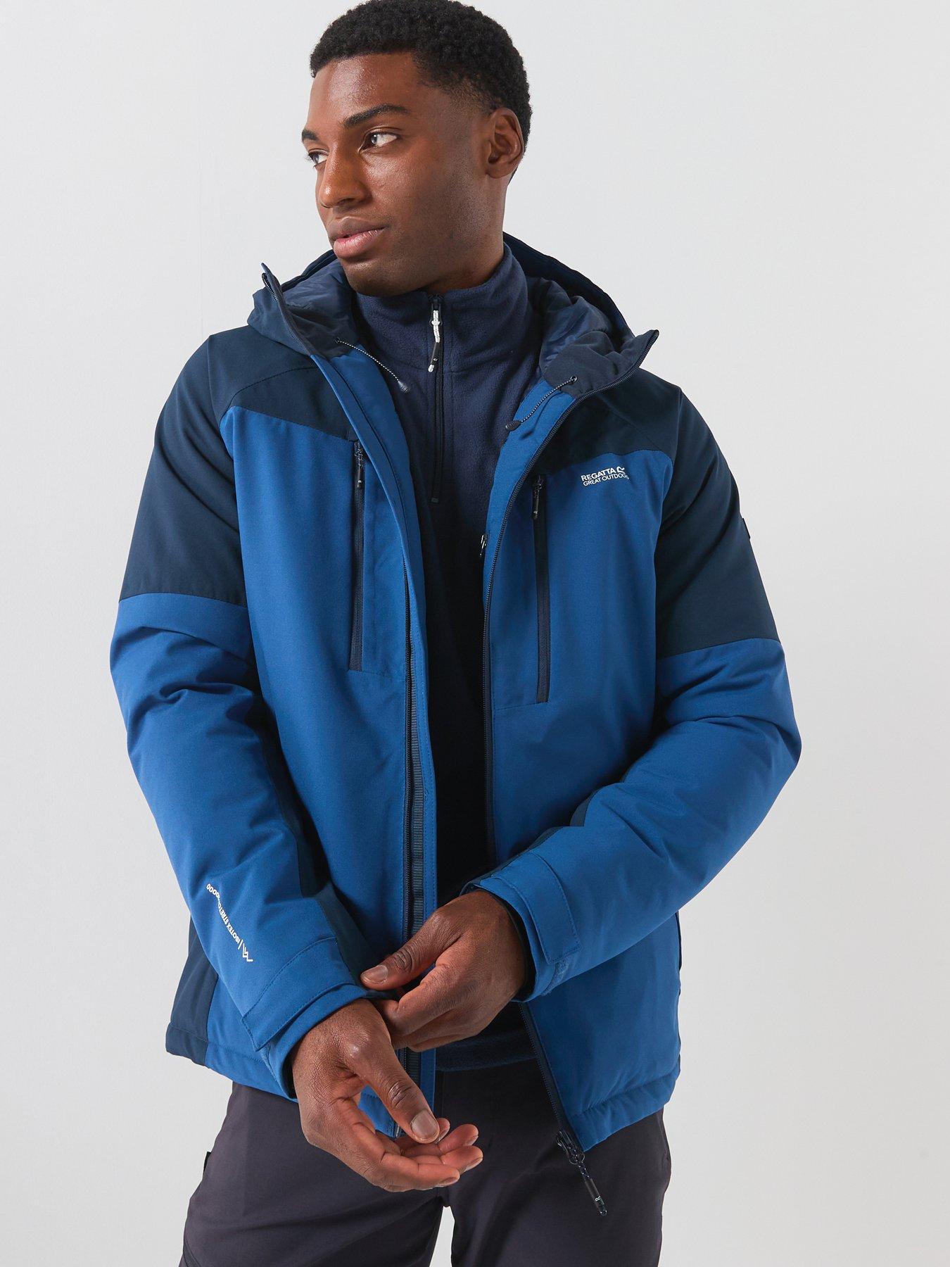 Image 1 of 7 of Regatta Mens Highton Stretch Padded Waterproof Insulated Jacket - Blue