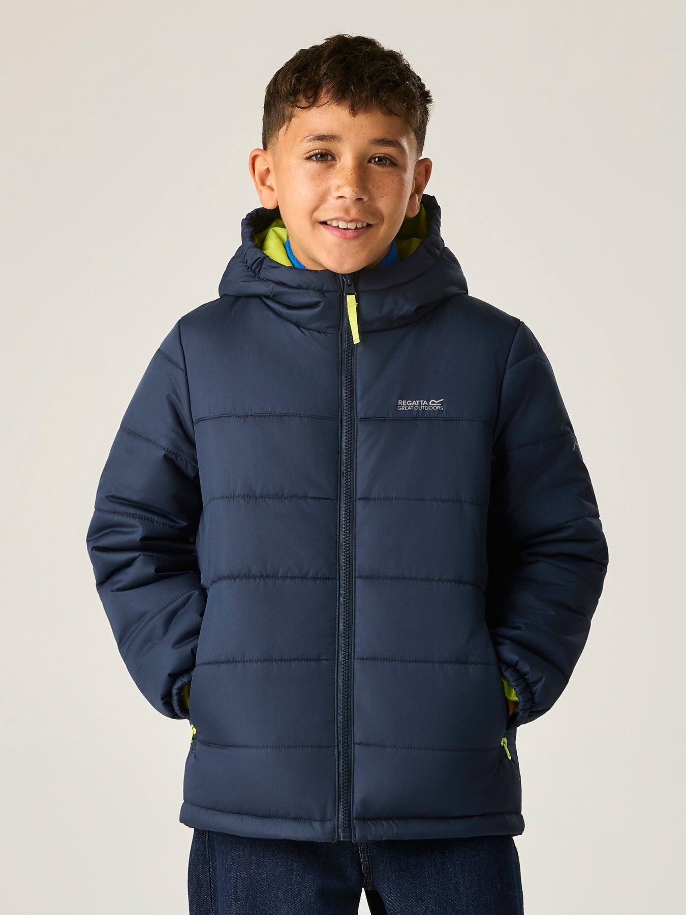 Regatta Kids Lofthouse Insulated Jacket Navy(Wild Lime) Size 3-4 Years - Image 5