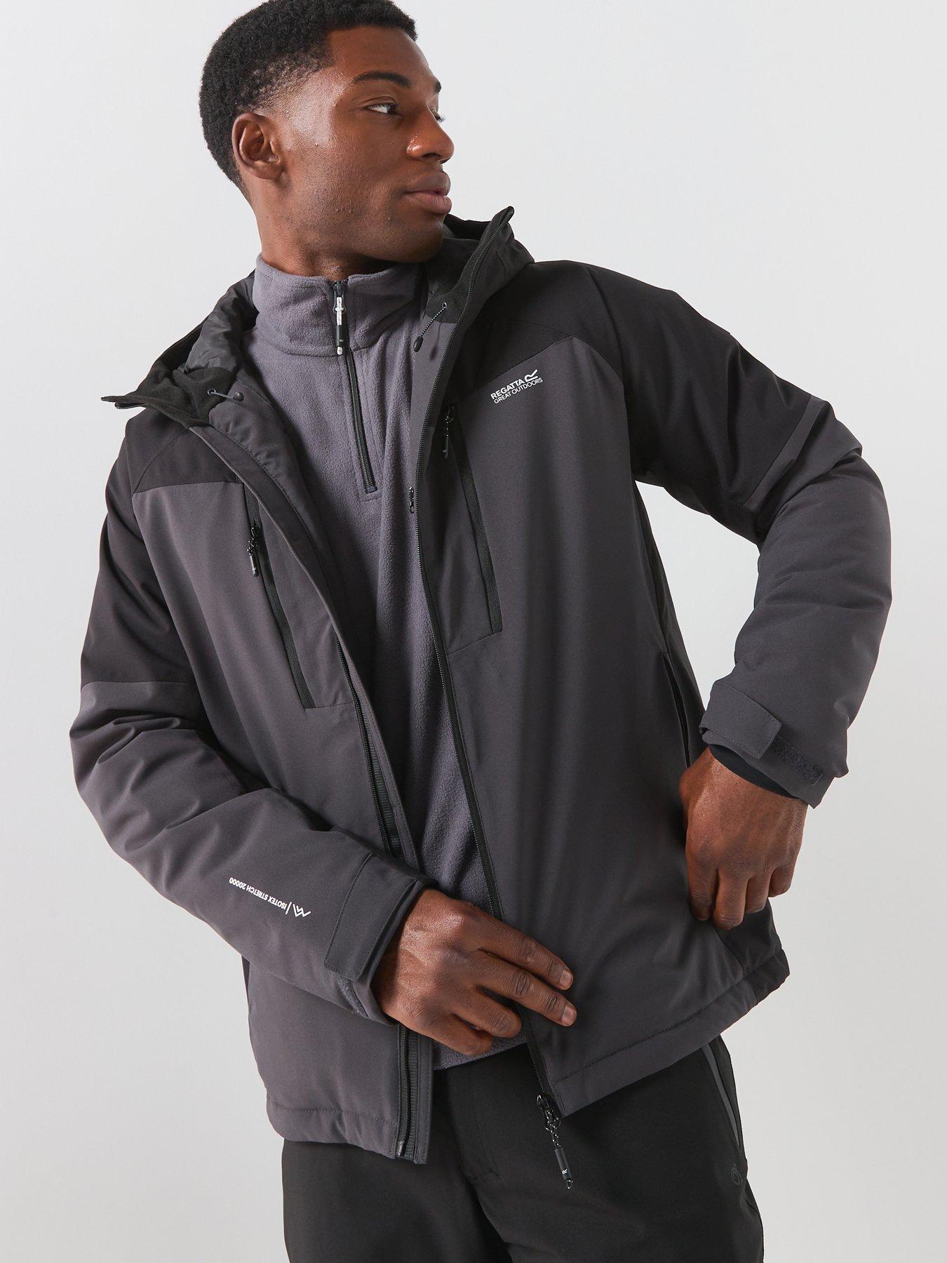 Regatta Men's Khaki Waterproof Hooded Highton Stretch Padded Jacket In | : Medium - Image 2