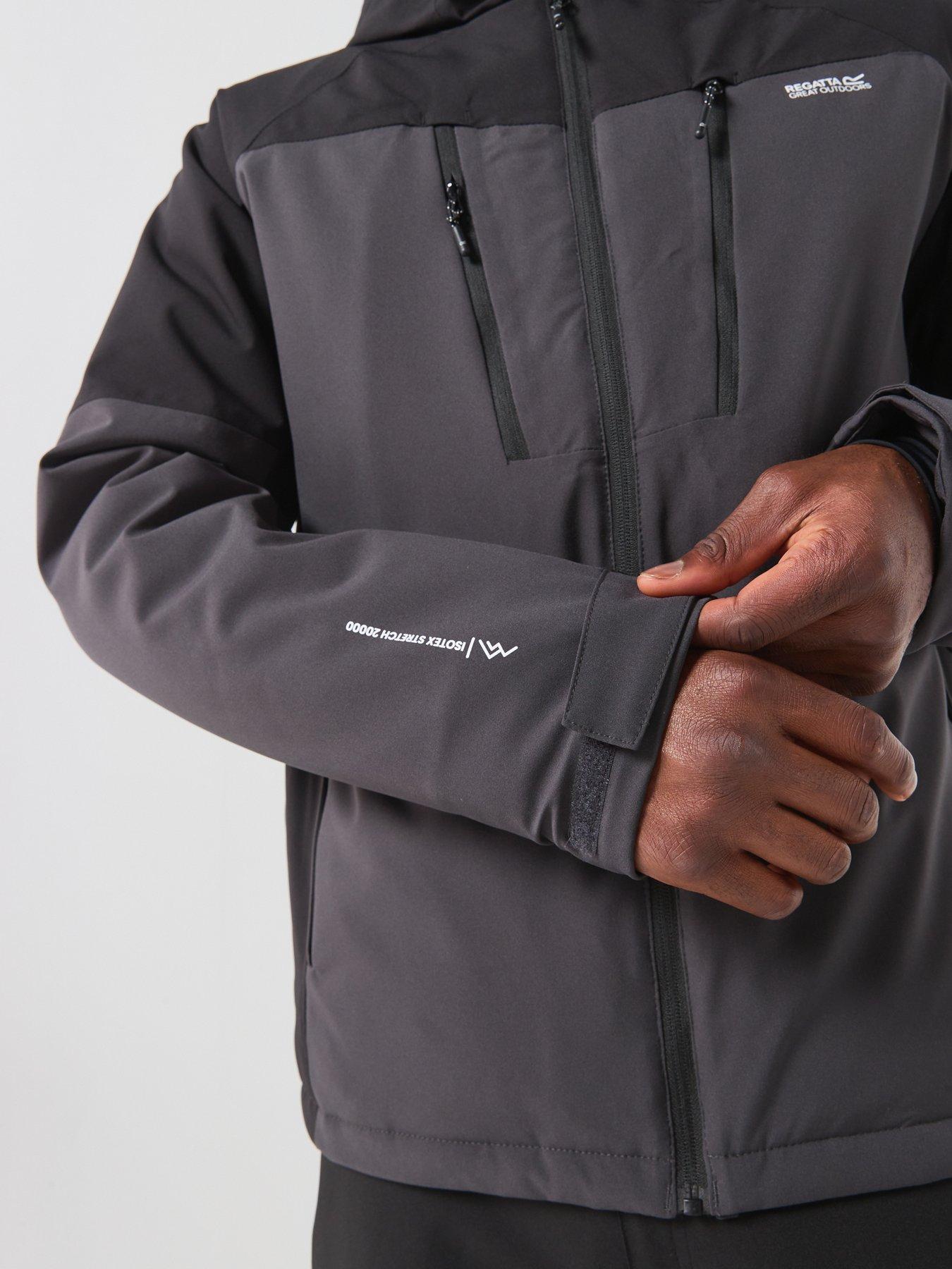 Image 4 of 7 of Regatta Mens Highton Waterproof Insulated Stretch Jacket - Grey