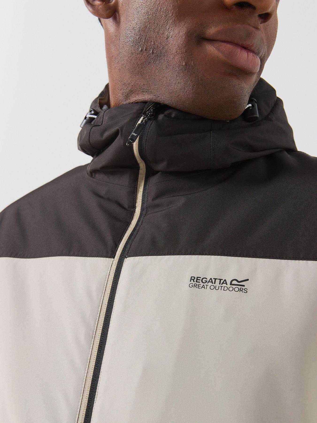Image 4 of 7 of Regatta Mens Thornridge Waterproof Insulated Jacket -abbeystone/black