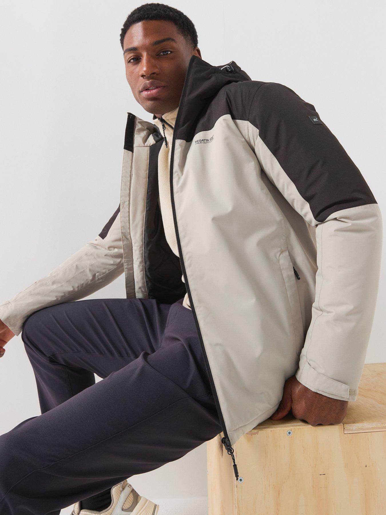 Image 6 of 7 of Regatta Mens Thornridge Waterproof Insulated Jacket -abbeystone/black