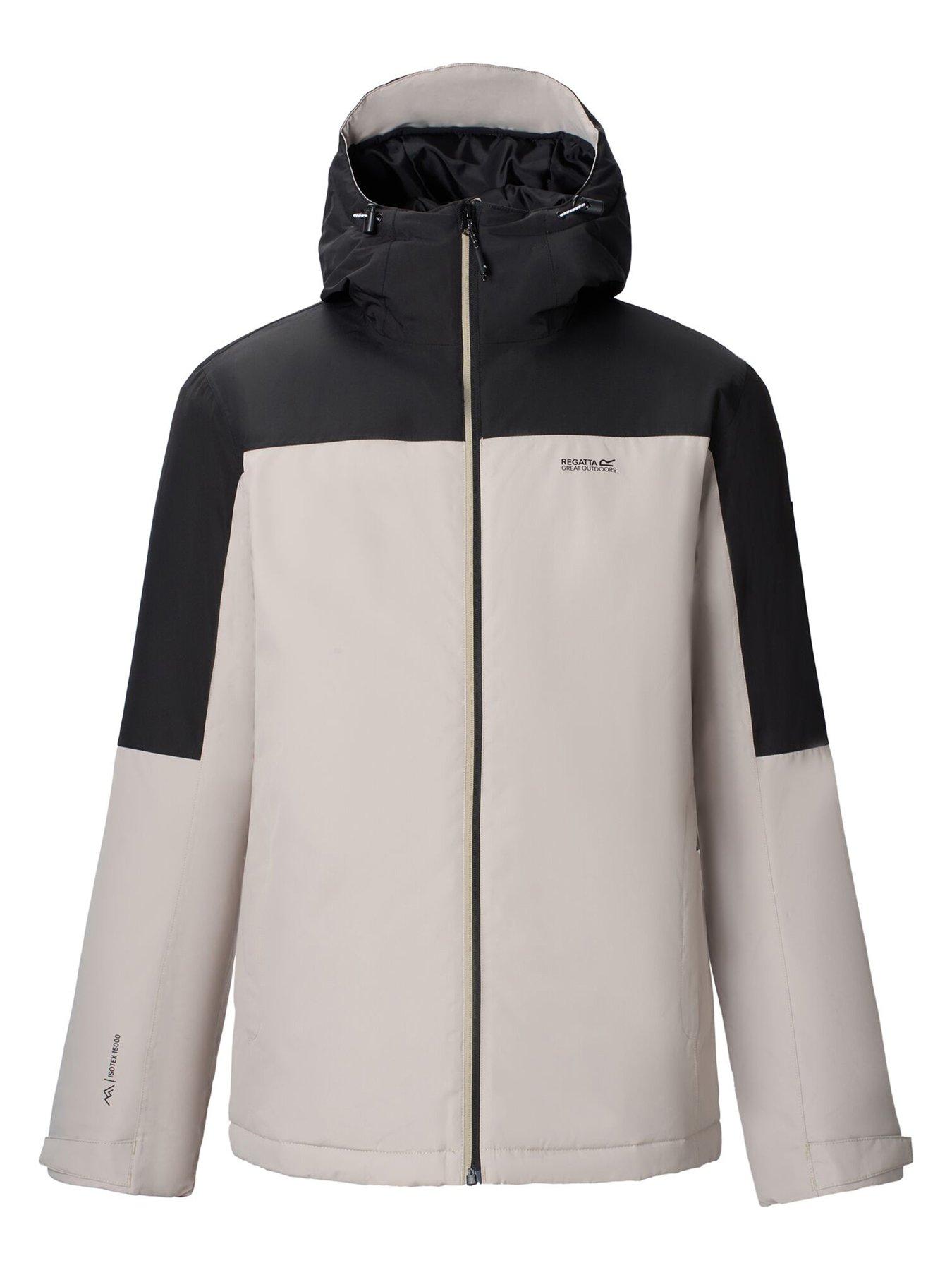 Image 7 of 7 of Regatta Mens Thornridge Waterproof Insulated Jacket -abbeystone/black