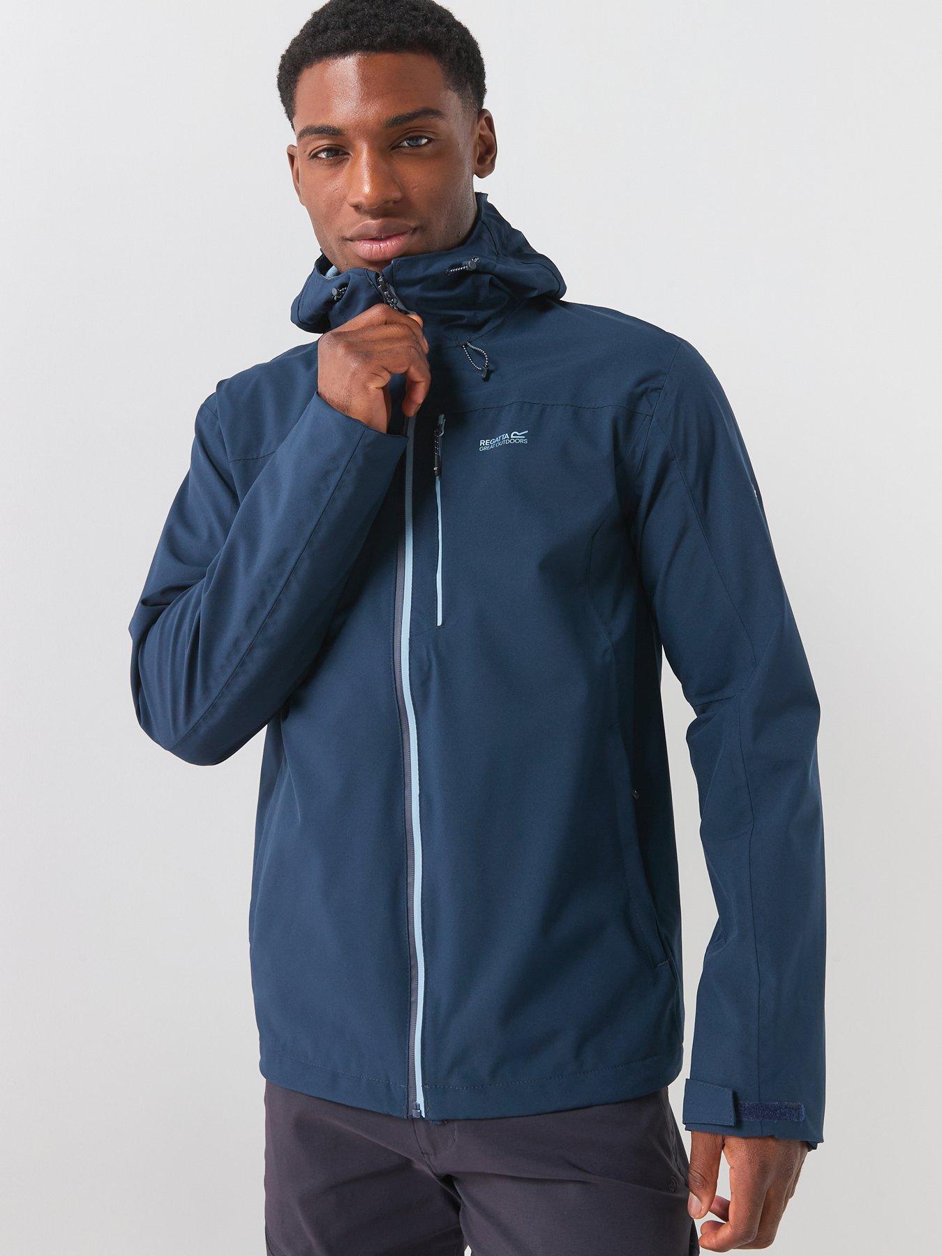 Regatta Mens Birchdale Ii Waterproof Shell - Navy (Dusky Blue)