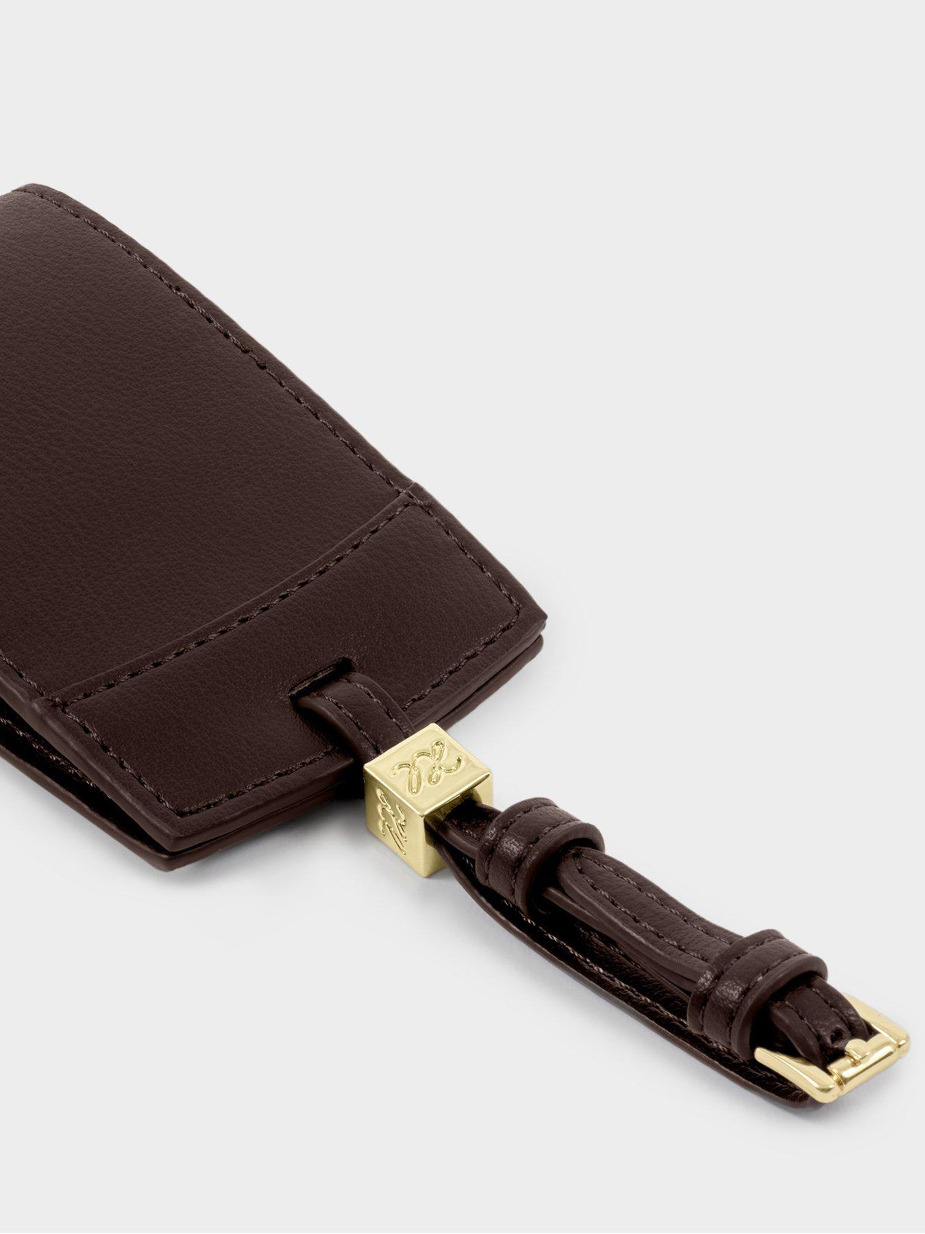 Image 3 of 4 of Katie Loxton Travel Luggage Tag Ready For Take Off - Chocolate
