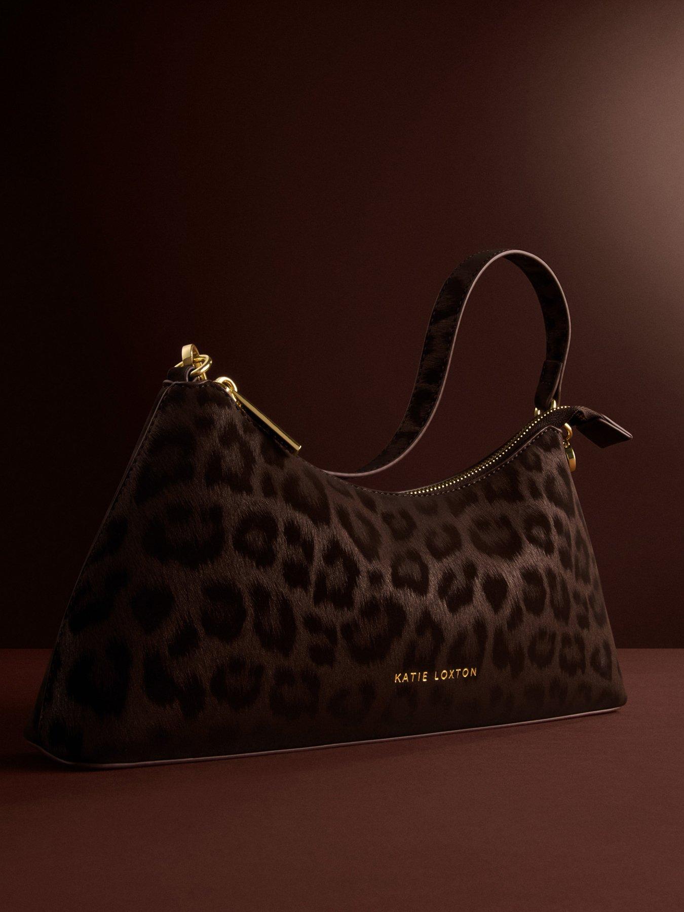 Image 5 of 6 of Katie Loxton Miley Small Shoulder Bag - Chocolate Leopard
