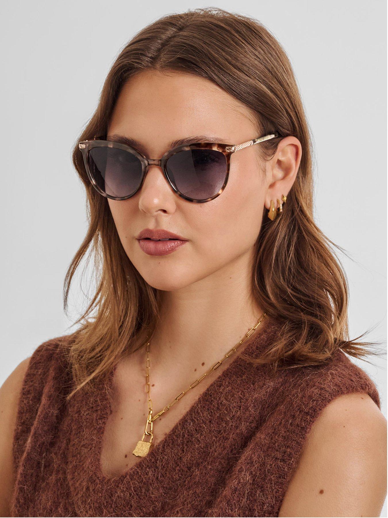 Katie Loxton Ravello Sunglasses - Transparent Light Tortoiseshell