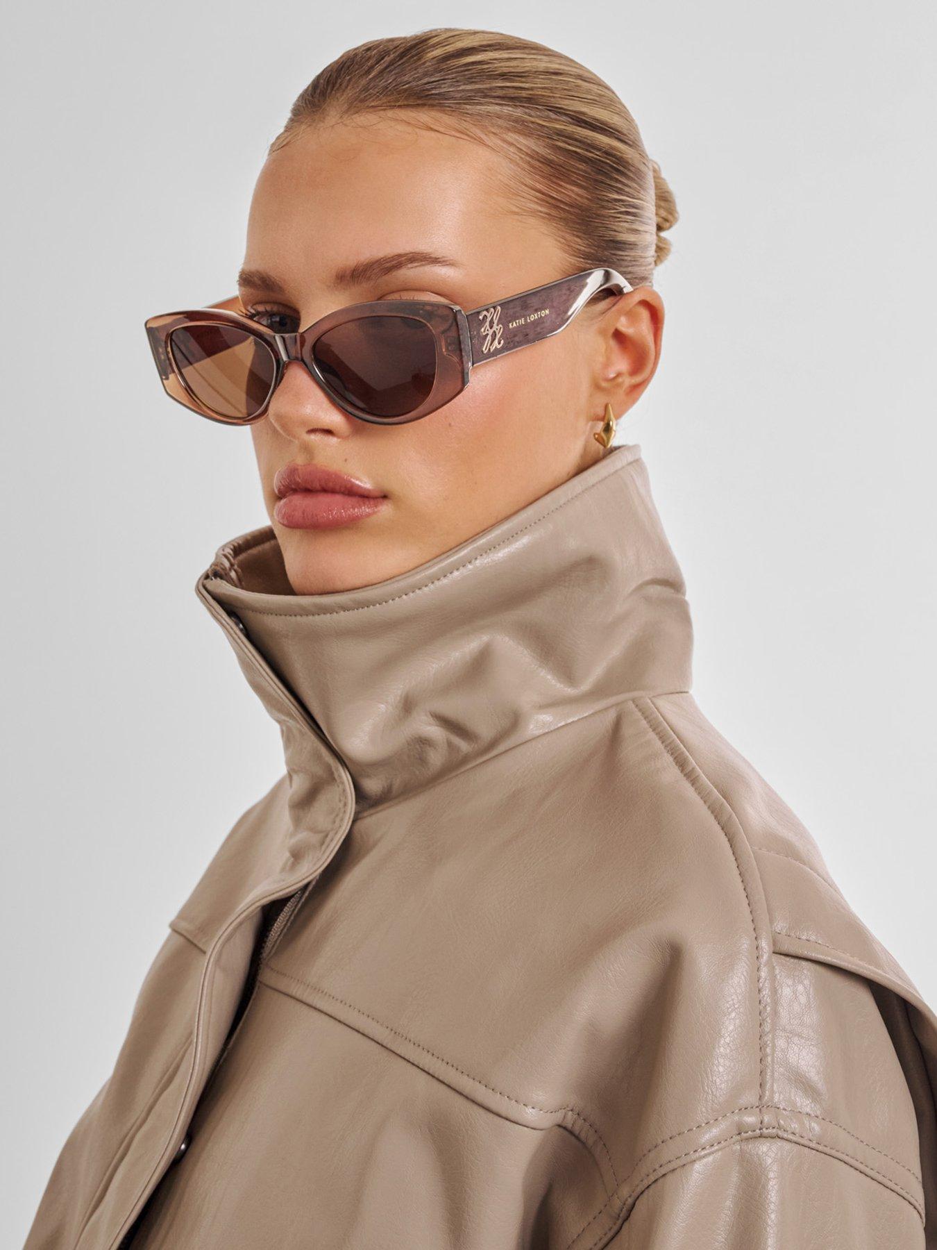Katie Loxton Rimini Sunglasses - Transparent Chocolate