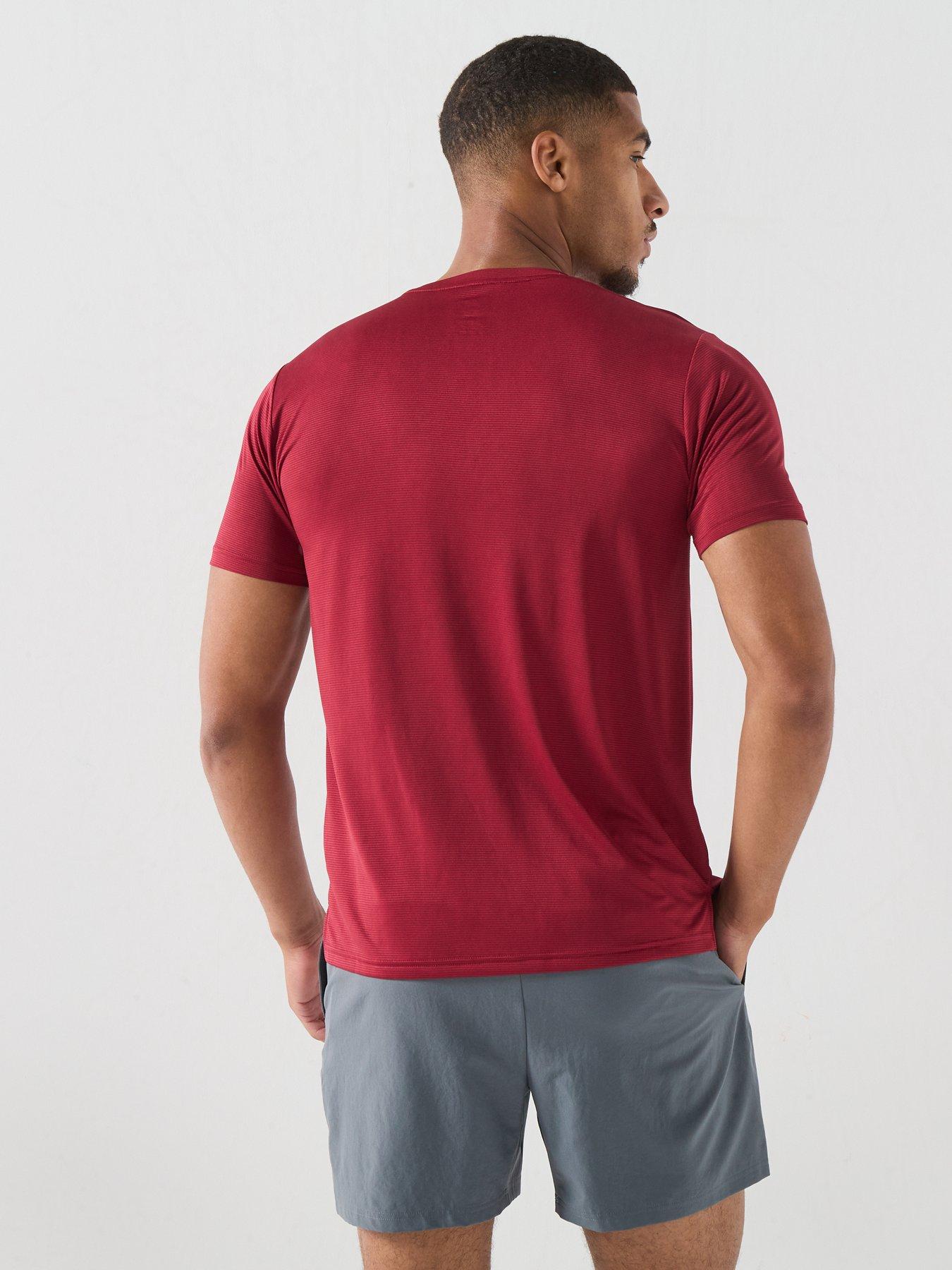 Image 2 of 6 of New Balance Mens Running Essential Lightweight T-Shirt - Red