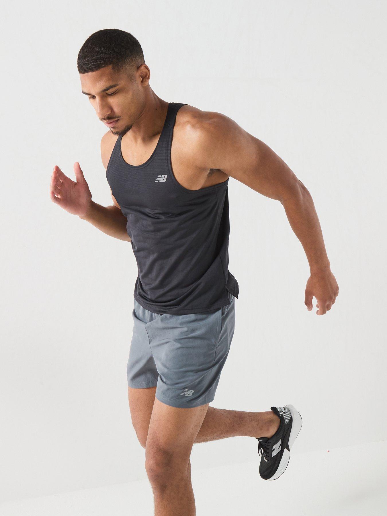 New Balance Mens Running Essential Tank - Black