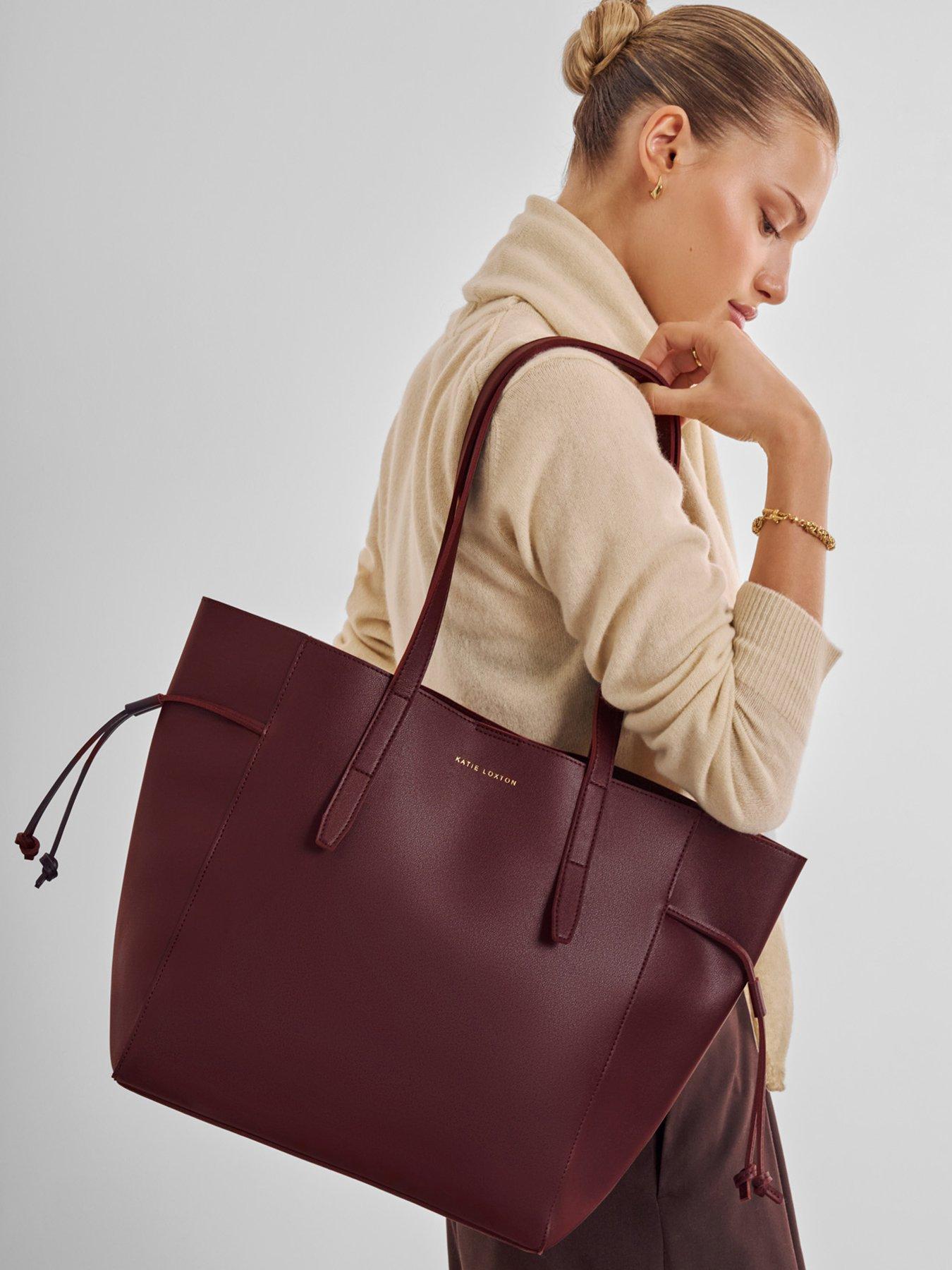 Image 1 of 7 of Katie Loxton Ashley Tote Bag - Cherry